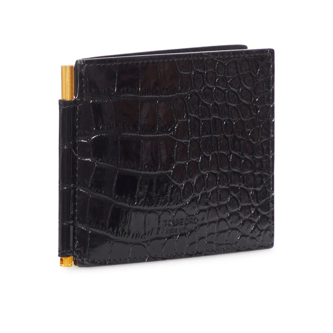 Tom Ford TOM FORD Black Embossed Leather Wallet New & Authentic Size ONE SIZE - 2 Thumbnail