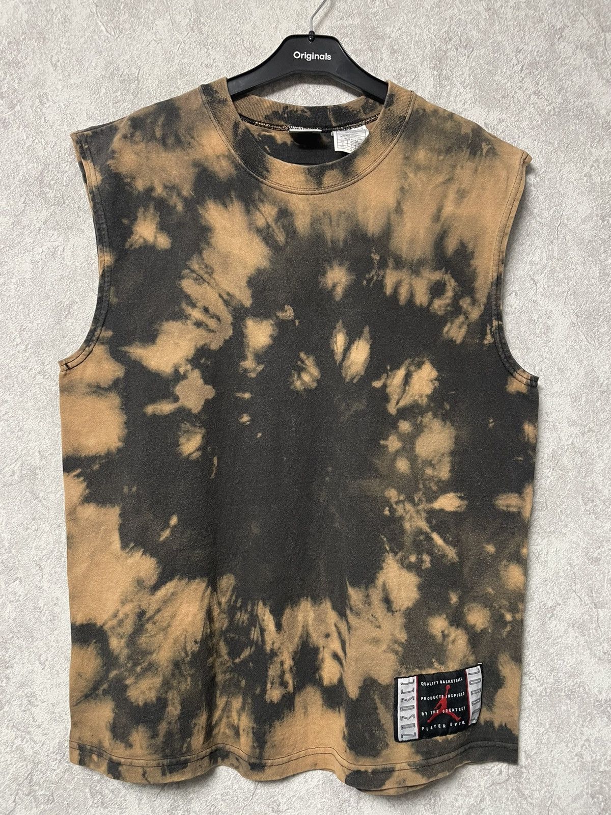 Nike Vintage 90s Nike Jordan Jampman Basketball Tie Dye Tank Top Size US M / EU 48-50 / 2 - 4 Thumbnail