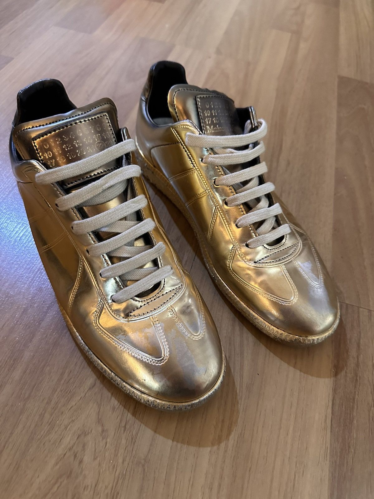 Maison Margiela Maison Margiela GAT Gold Ombre Limited Edition Size US 8 / EU 41 - 2 Thumbnail