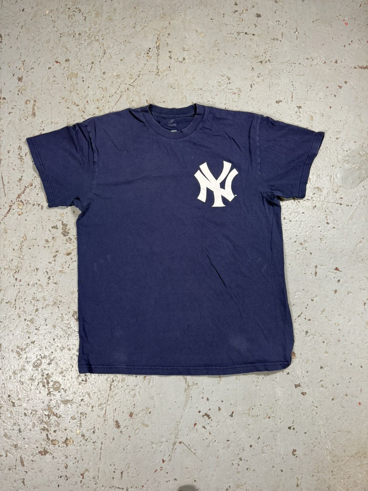 Vintage Vintage New York Yankees Pocket Tee / Faded Jersey Tee Size US L / EU 52-54 / 3 - 1 Thumbnail