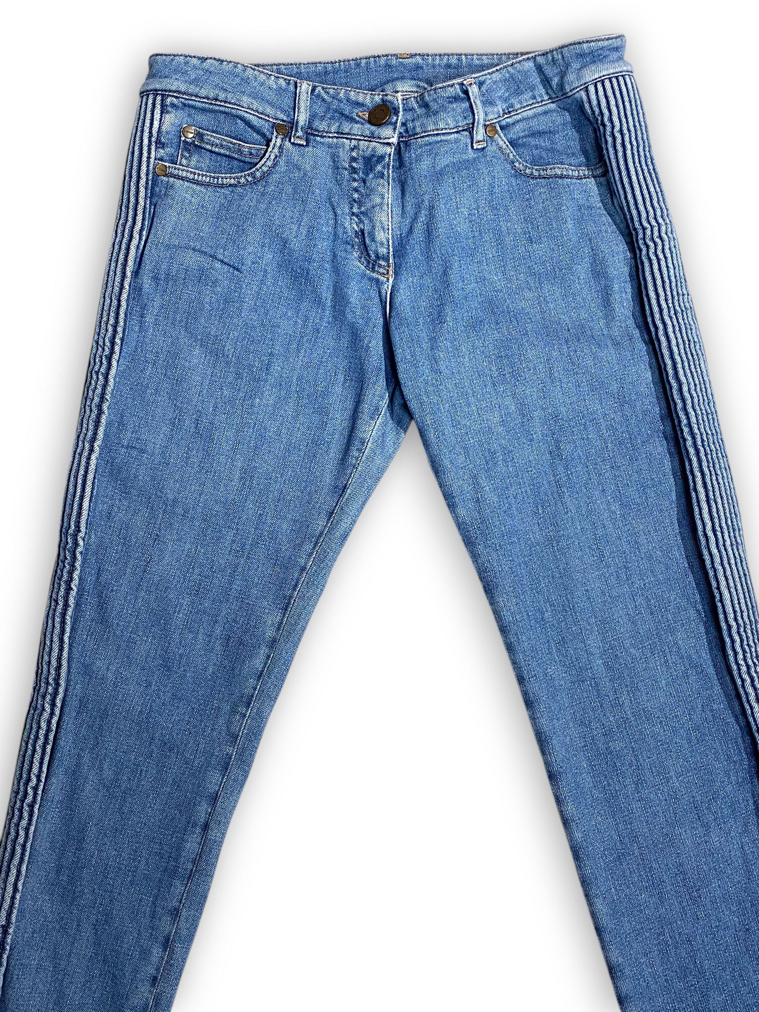 Alexander McQueen Alexander McQueen 2006 Biker Denim Skinny Jeans Vintage Y2K Size 28" / US 6 / IT 42 - 3 Thumbnail