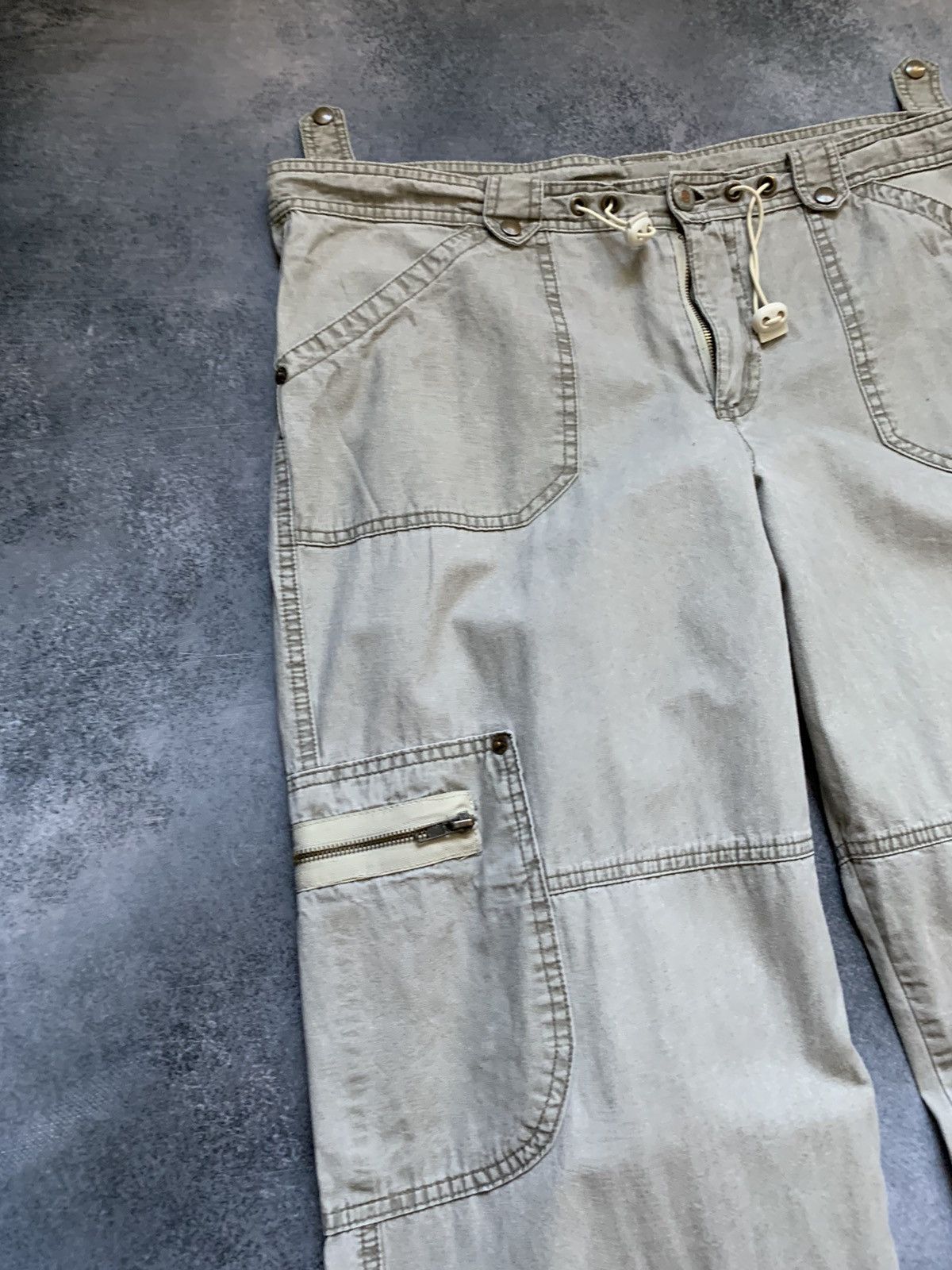 Hysteric Glamour Vintage Balenciaga Junya Watanabe Style Cargo Washed Jeans Size US 34 / EU 50 - 5 Thumbnail