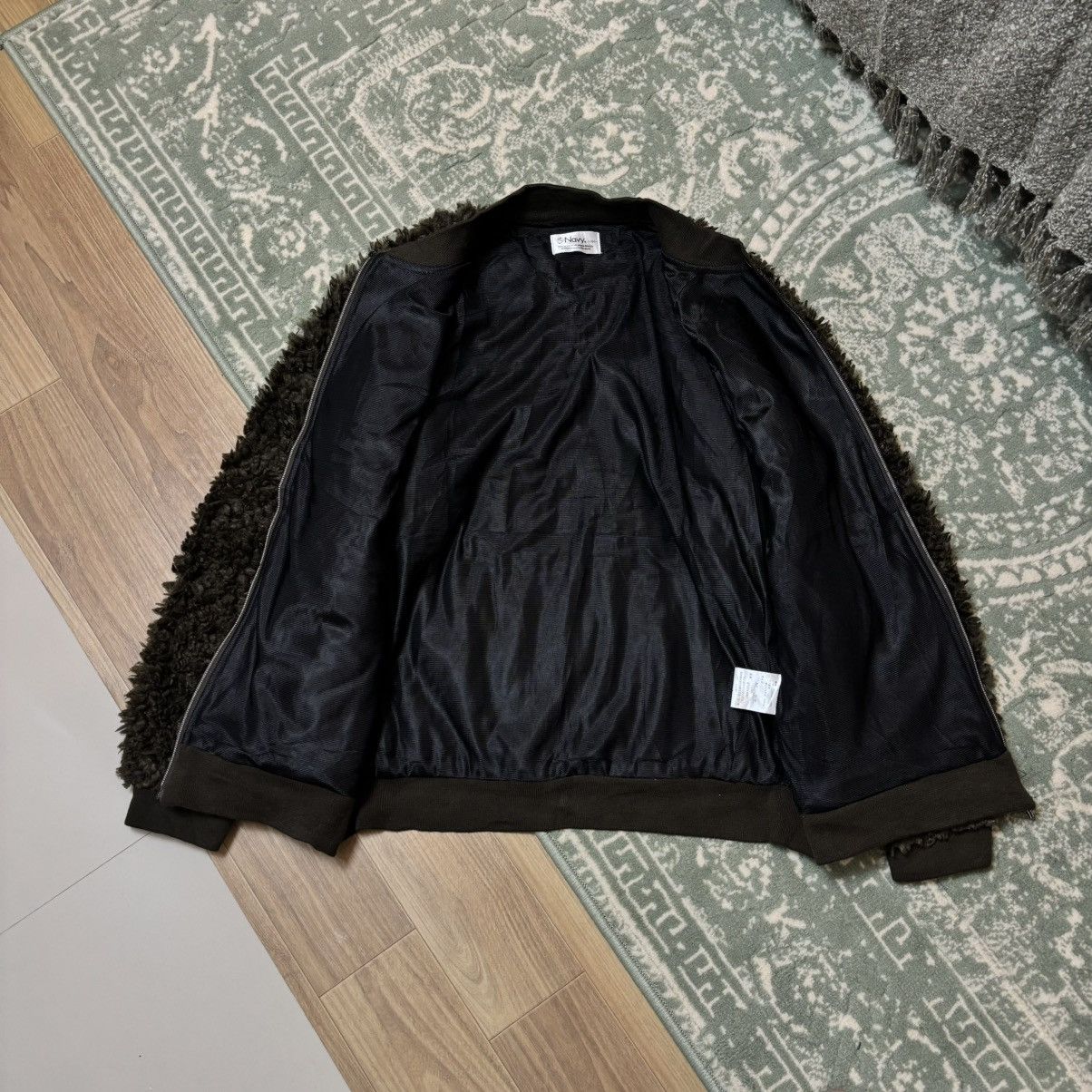 If Six Was Nine × Le Grande Bleu (L.G.B.) Navy Fur jacket IfSixWasNine LGB Style Size L / US 10 / IT 46 - 4 Thumbnail