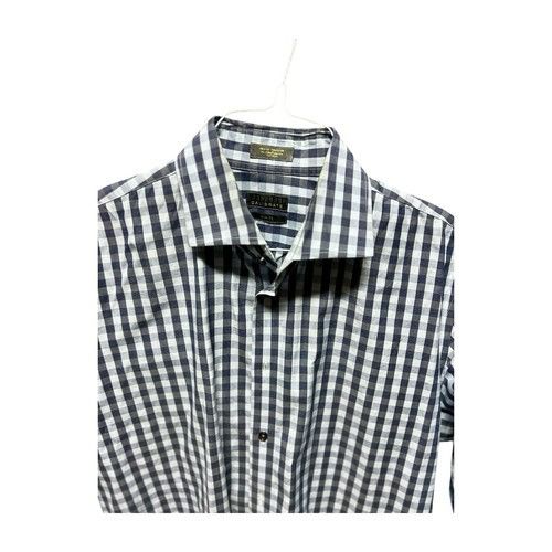 Calibrate CALIBRATE 16 Black White Gingham Trim Fit Long Sleeve Dress Size US L / EU 52-54 / 3 - 3 Thumbnail