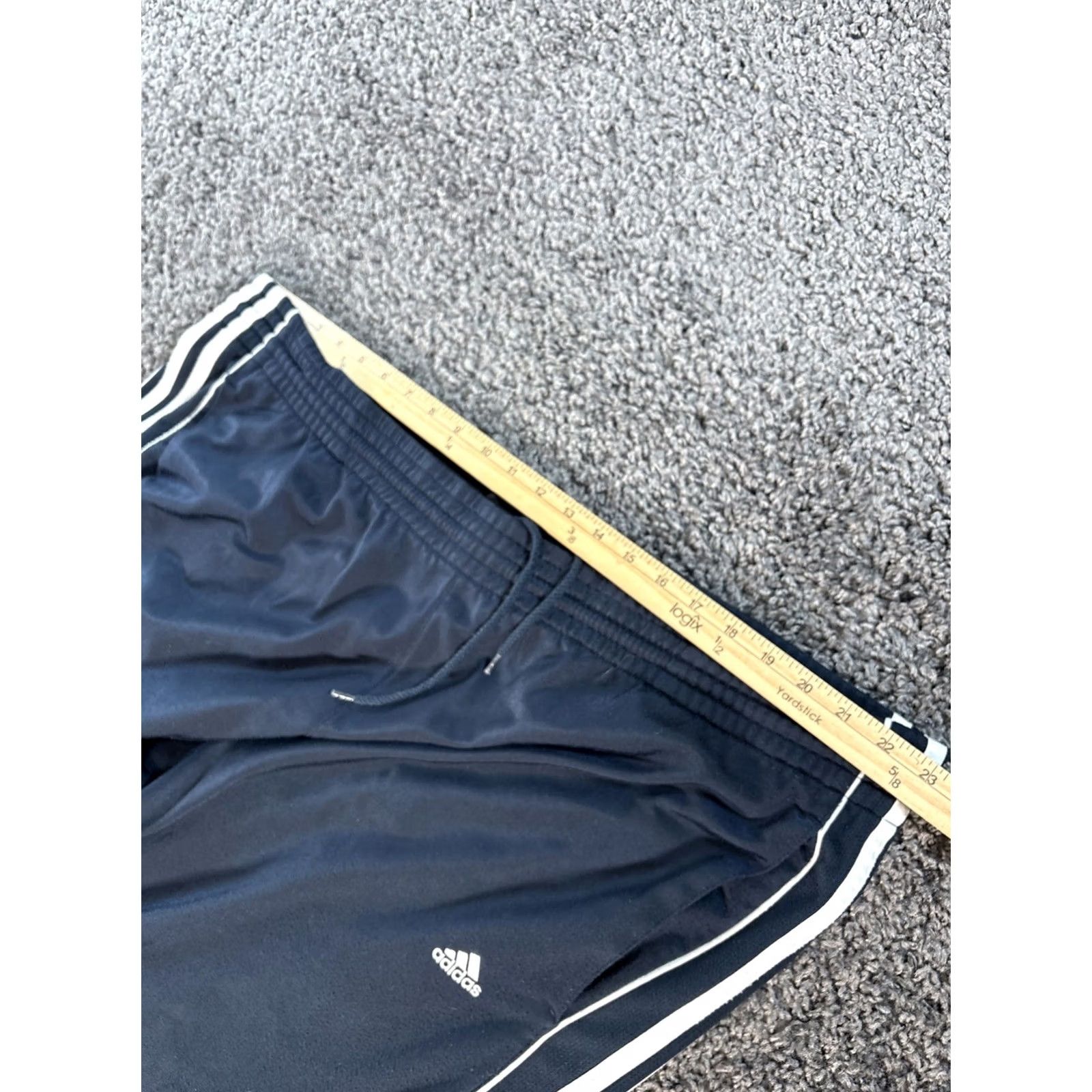 Adidas VINTAGE adidas Track Pants Mens XL Blue Pockets 00s Baggy Warm Ups Basketball 70s Size US 36 / EU 52 - 4 Thumbnail