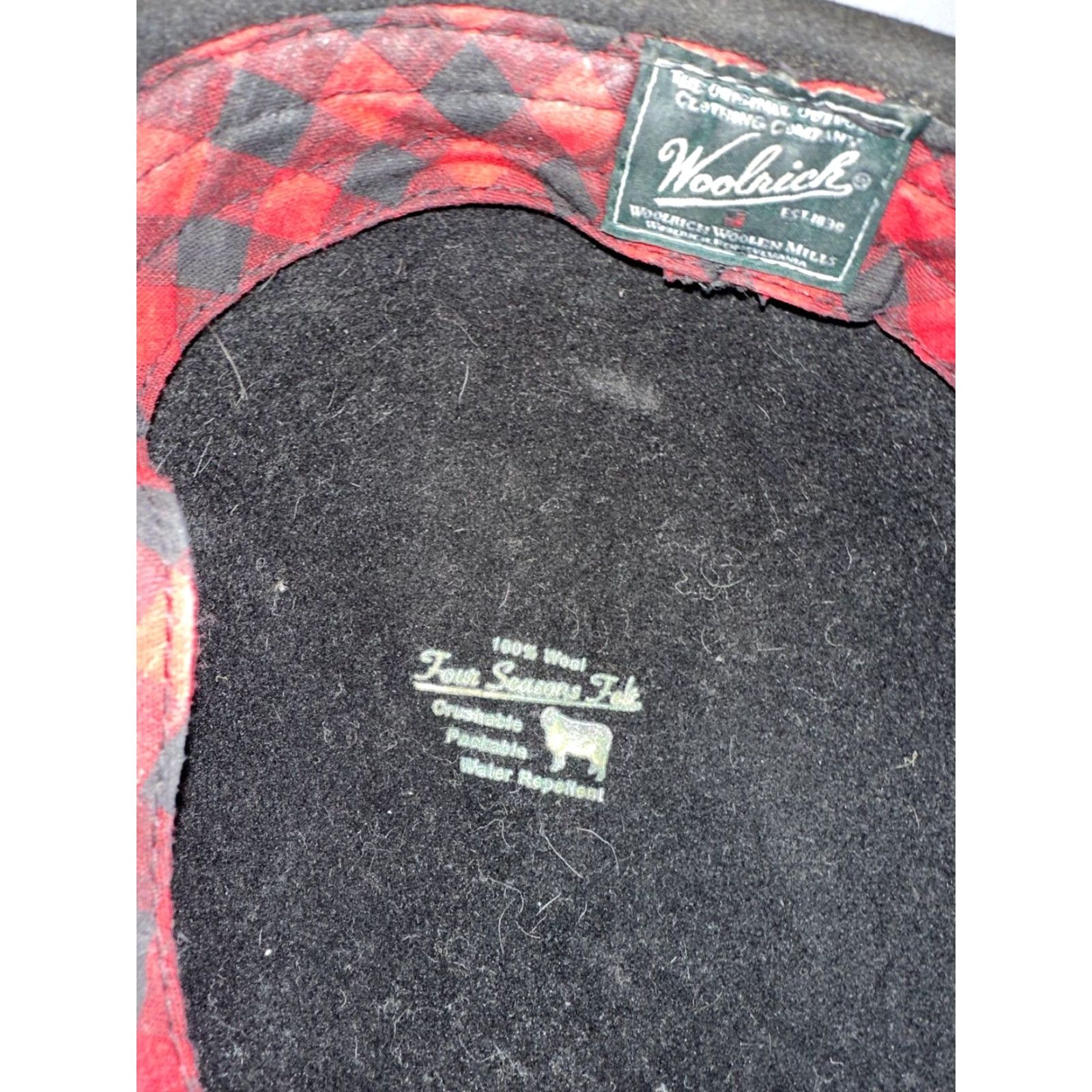 Vintage VINTAGE Woolrich Newsboy Cap Mens Small Black 100% Wool Felt Hat Size ONE SIZE - 4 Thumbnail