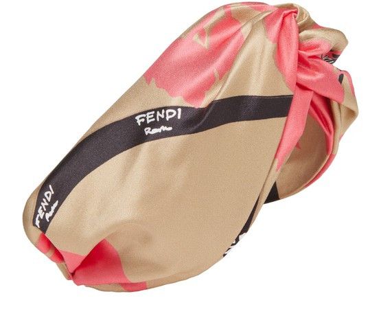 image of Fendi O1Loc1C0124 Hairband In Beige, Men's
