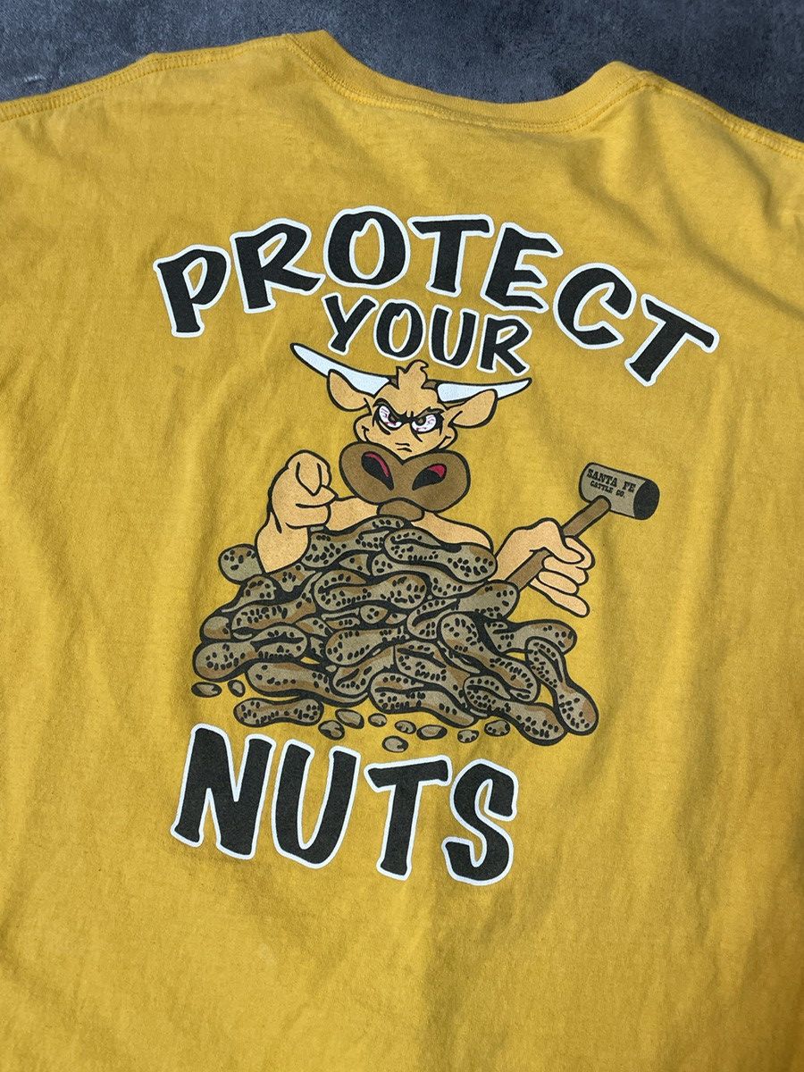 Vintage 🔥Offers🔥Vintage Y2K Humor Tee Protect Your Nuts Size US XXL / EU 58 / 5 - 3 Thumbnail