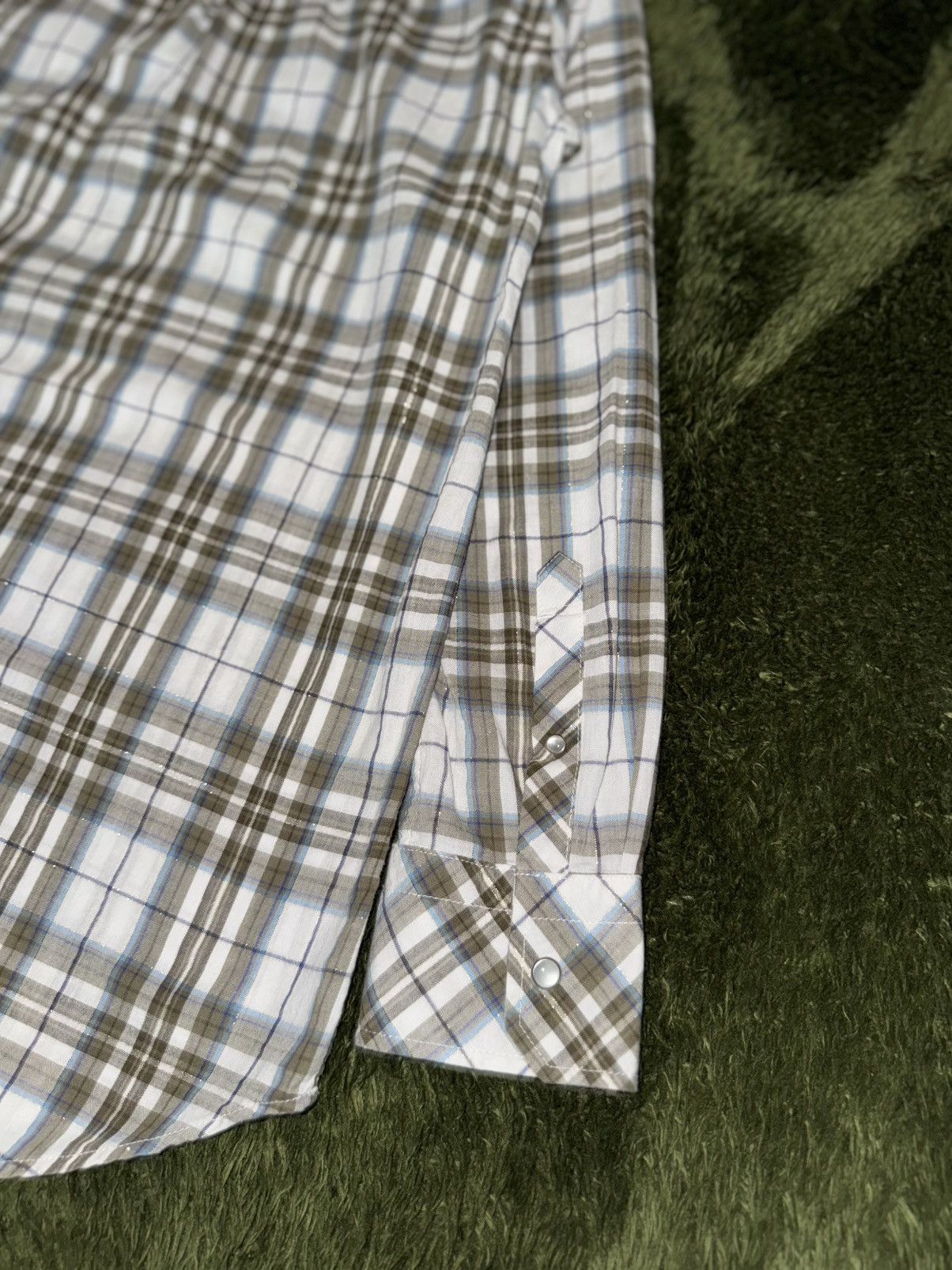 United Arrows [40] United Arrows GLR Glitter Check Western Shirt Size US S / EU 44-46 / 1 - 11 Thumbnail
