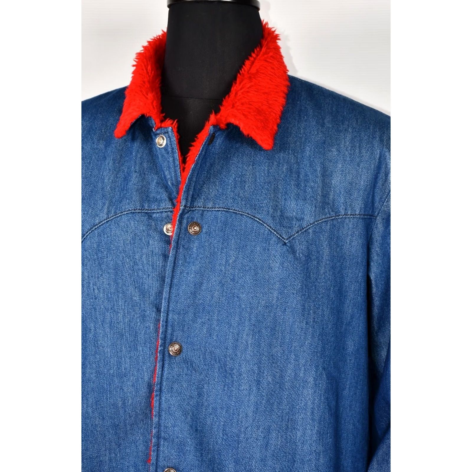 Levi's Levi’s Sherpa Car Jacket NO FUN LVC Vintage Clothing Archives Men’s Jacket L Blue 100% Cotton Size US L / EU 52-54 / 3 - 4 Thumbnail