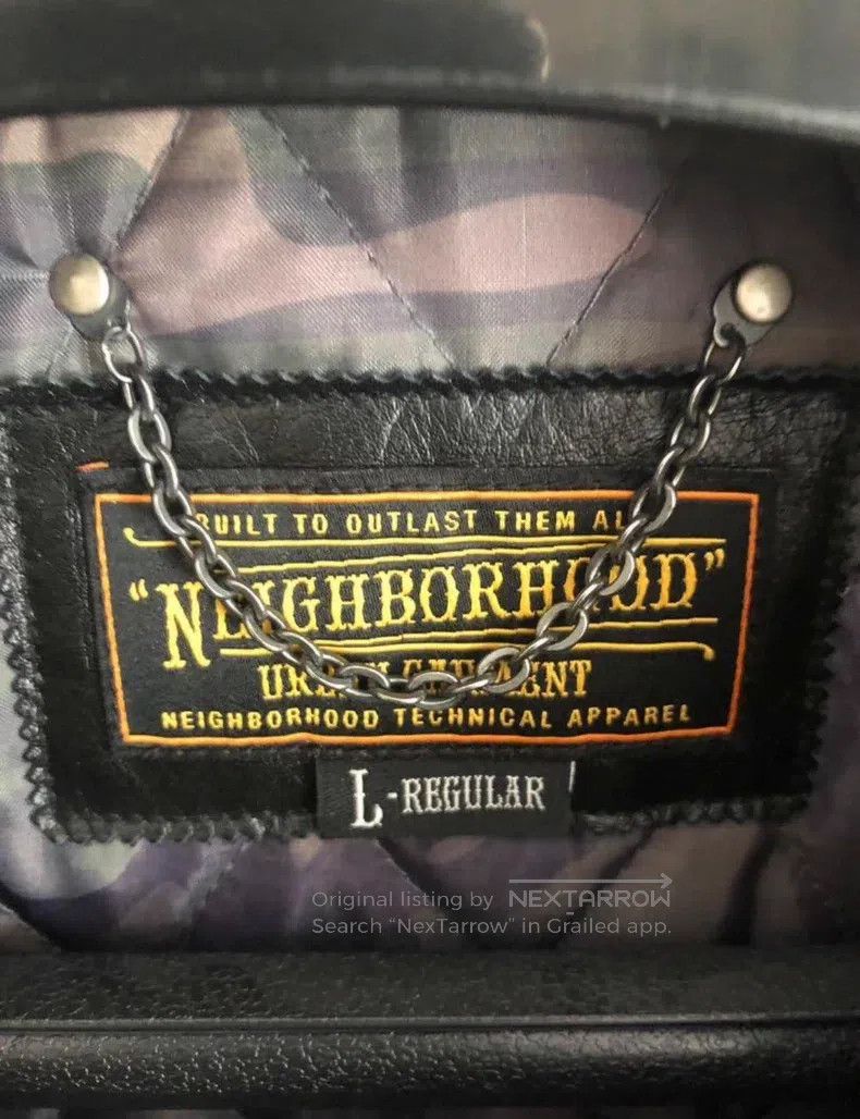 Neighborhood Neighborhood Sheepskin Biker Jacket Size US L / EU 52-54 / 3 - 6 Thumbnail