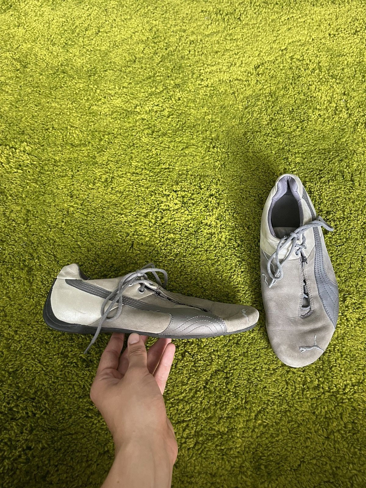 Designer × Puma × Vintage Puma 2000s vintage real suede leather Y2K sneakers Size US 7.5 / EU 40-41 - 1 Thumbnail