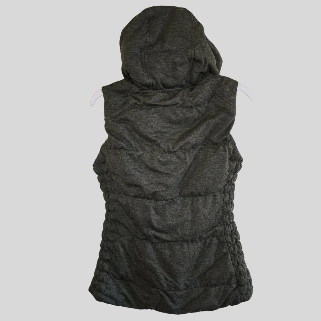 Athleta Athleta Hooded Puffer Vest Women’s M Green Goose Down Fill Z Size M / US 6-8 / IT 42-44 - 4 Thumbnail