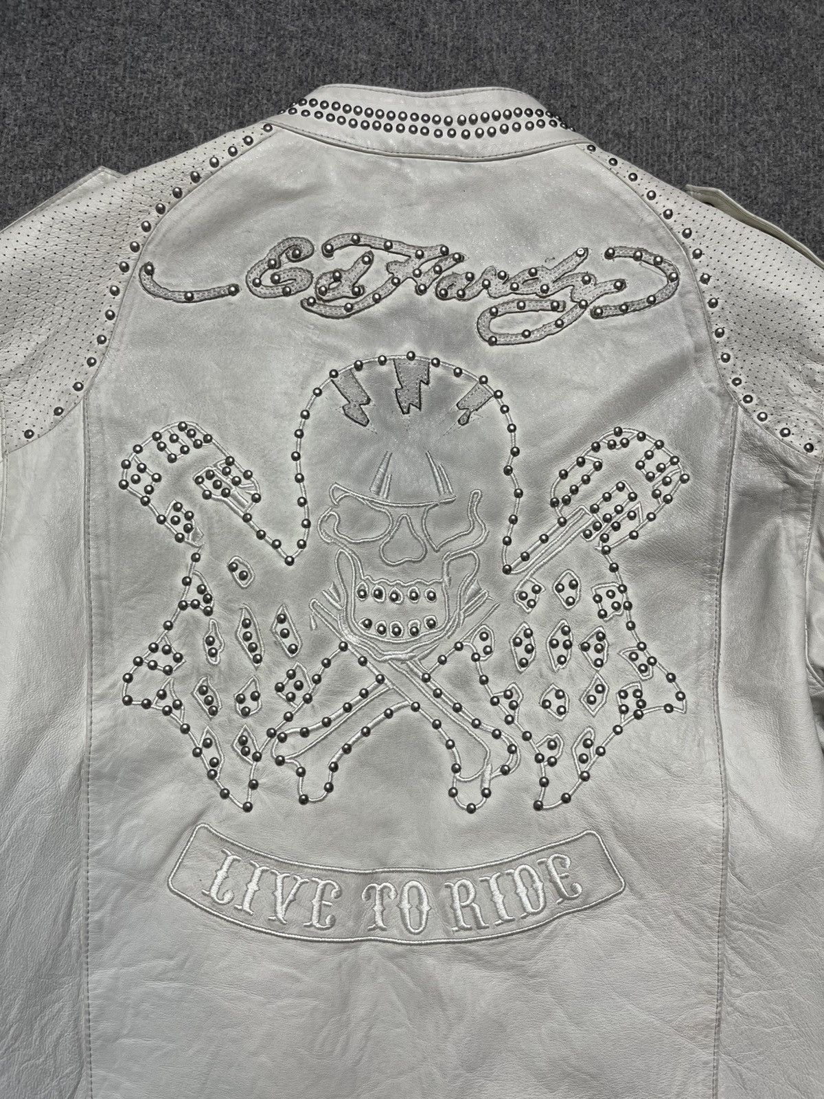 Ed Hardy Ed Hardy leather jacket Size US L / EU 52-54 / 3 - 5 Thumbnail