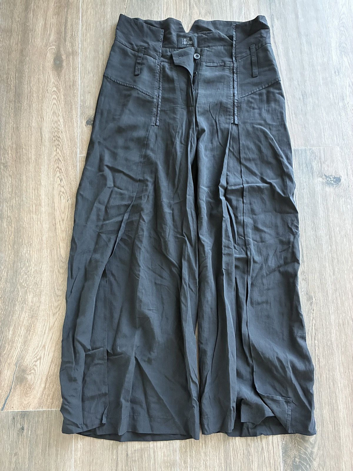 Lost & Found Ria Dunn SIDE SLIT WIDE LEGGED PANTS Size 28" / US 6 / IT 42 - 1 Thumbnail