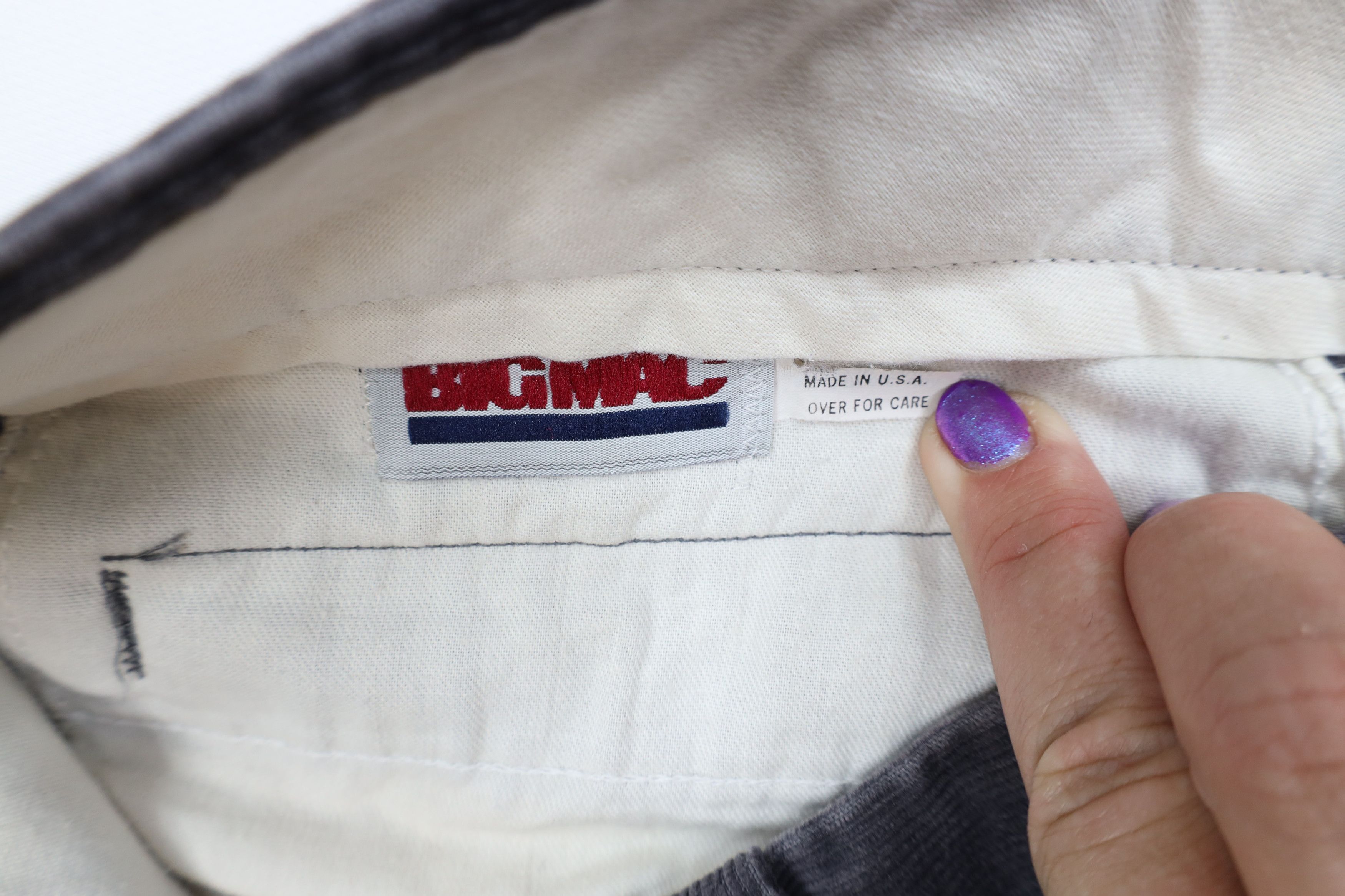 Big Mac Vintage 70s Big Mac Wide Leg Corduroy Chino Pants Steel USA Size US 38 / EU 54 - 8 Thumbnail