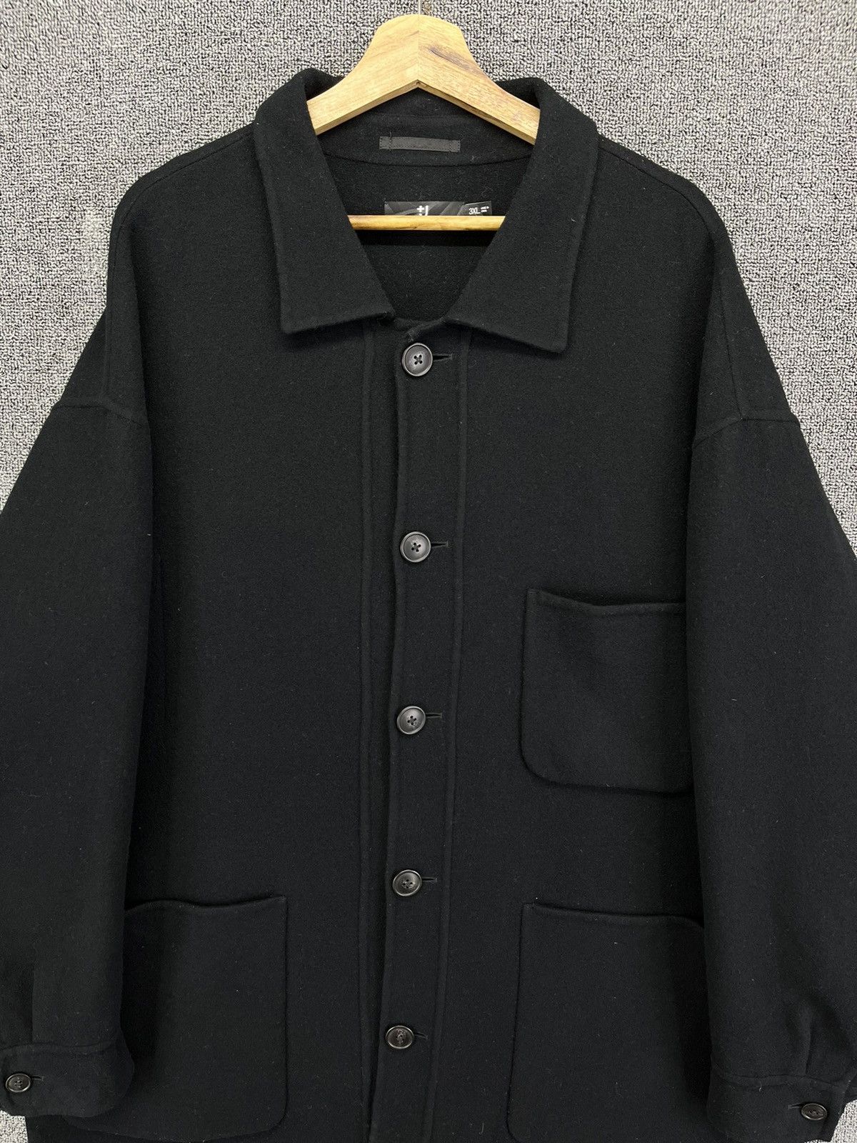 Jil Sander × Uniqlo Jil Sander x Uniqlo Black Button Up Wool Jacket Size US XXL / EU 58 / 5 - 5 Thumbnail