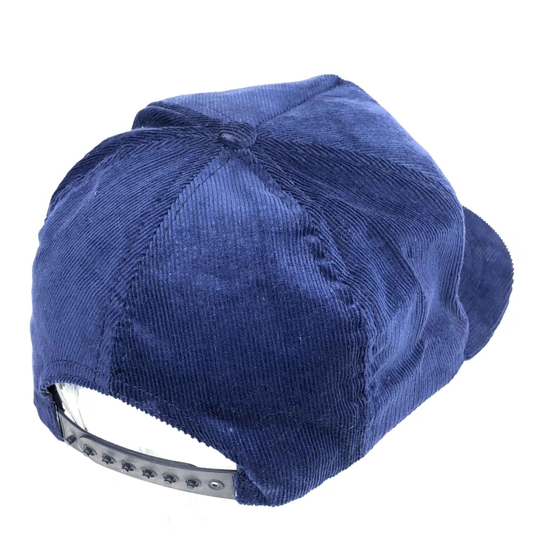 Vintage Vintage Superior Carriers Trucker Hat Cap Blue Corduroy SnapBack 80s Trucking US Size ONE SIZE - 4 Thumbnail