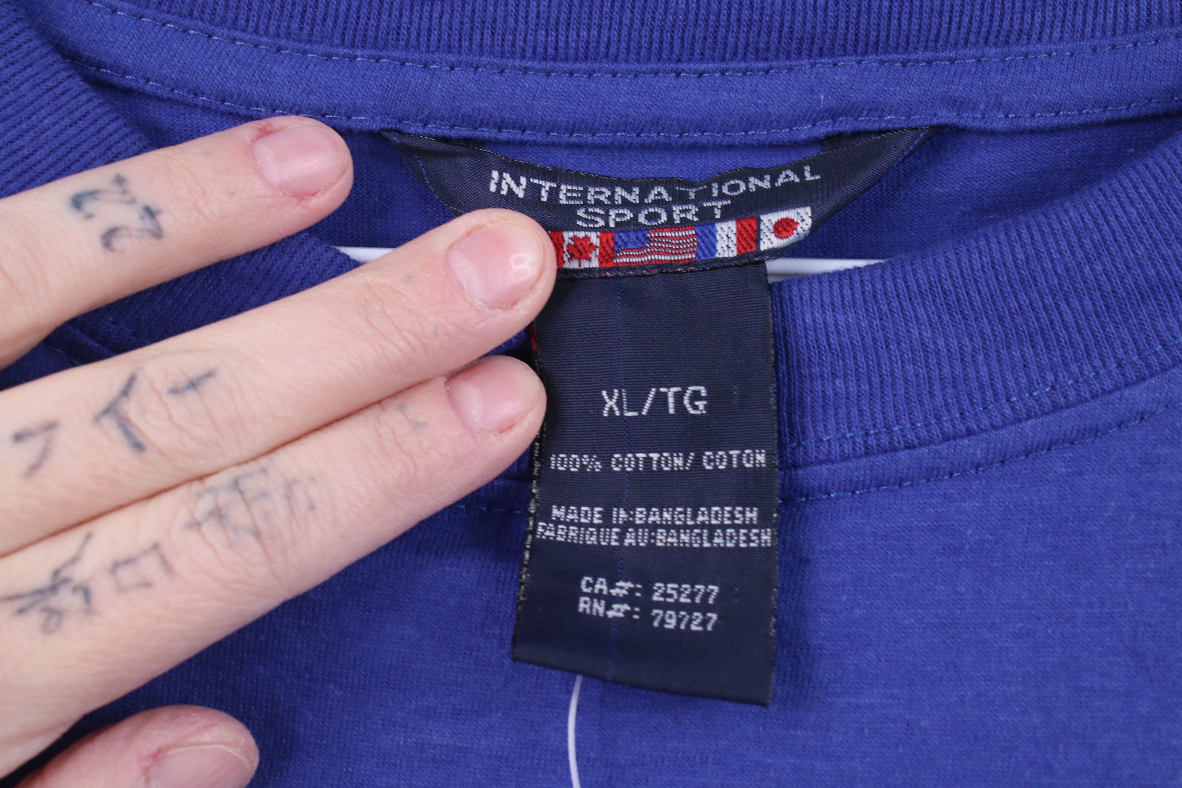 Vintage Deadstock Vintage 90s Streetwear Toronto Canada T-Shirt Blue Size US XL / EU 56 / 4 - 5 Thumbnail