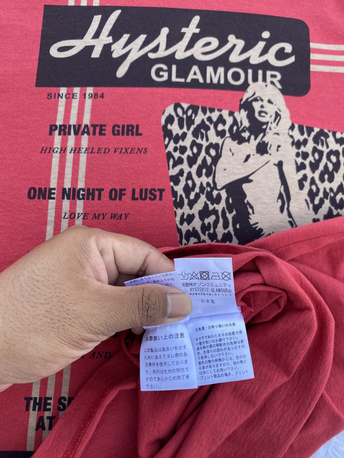 Hysteric Glamour Rare Vintage Hysteric Glamour Sexy Women Longsleeve Tshirt Size US M / EU 48-50 / 2 - 14 Thumbnail