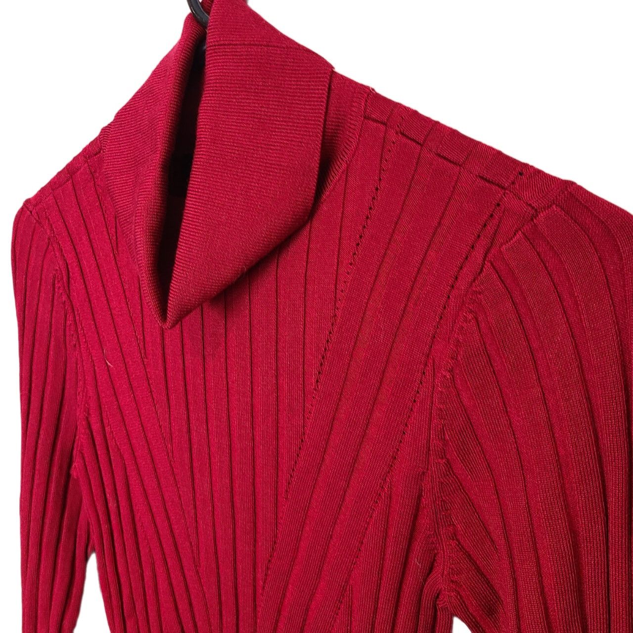 White House Black Market White House Black Market Ribbed Turtleneck Sweater S Preppy Size S / US 4 / IT 40 - 5 Thumbnail