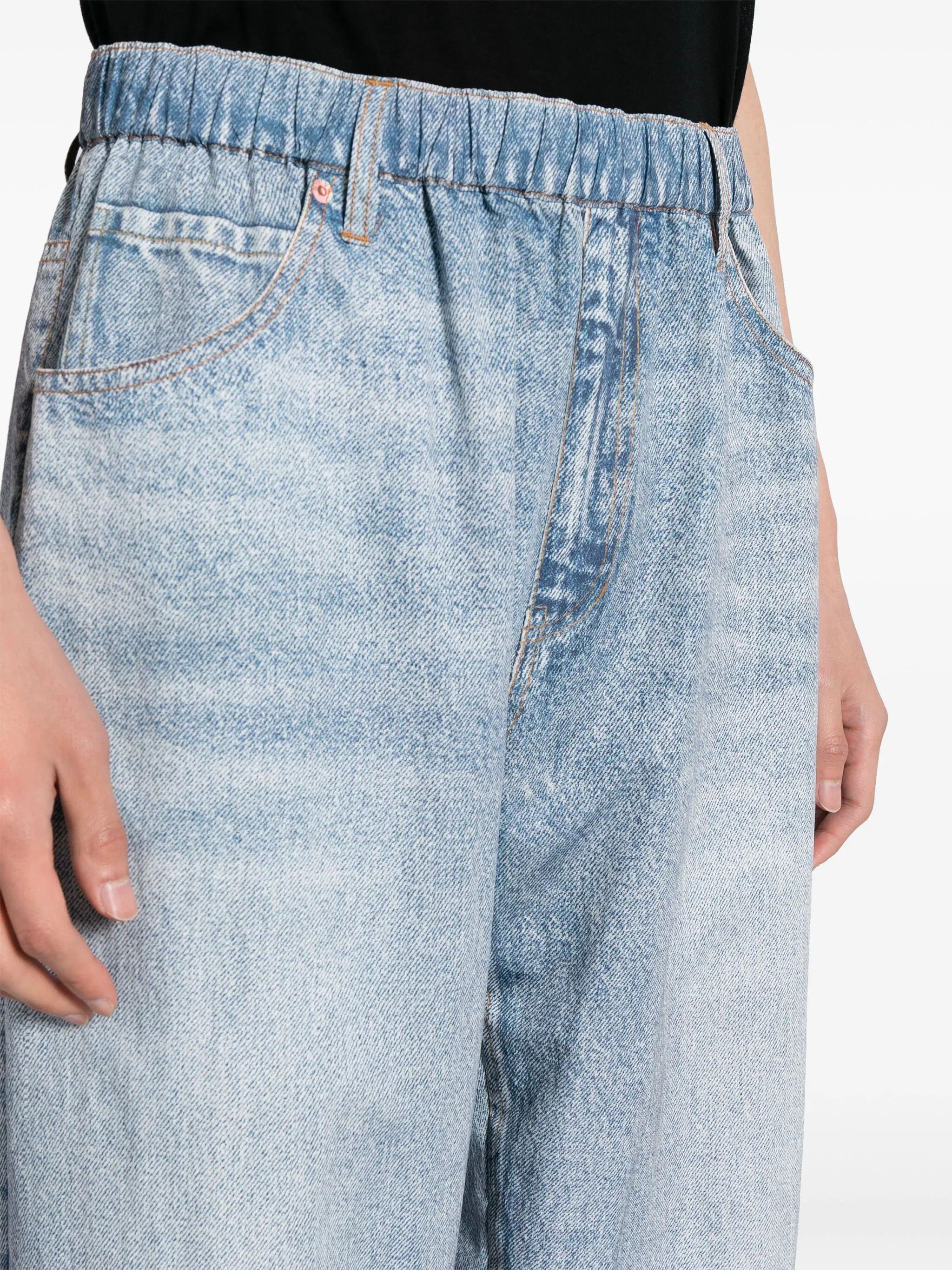 Alexander Wang o1s22i1n0225 Sporty Pant in Light Blue Size 27" / US 4 / IT 40 - 6 Thumbnail