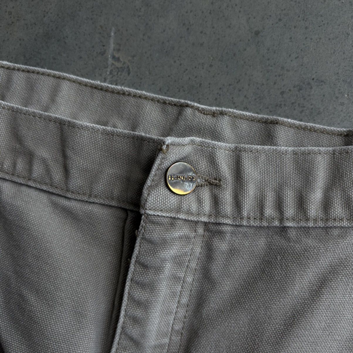 Carhartt × Vintage Vintage 40x30 Carhartt Carpenter Pants Beige Workwear Baggy Size US 40 / EU 56 - 5 Thumbnail
