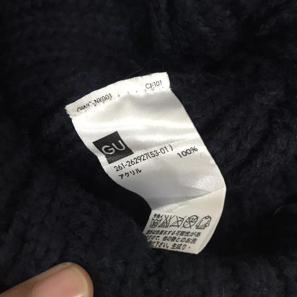 GU × Japanese Brand Japanese Brand Gu Plain Knit Beanie Hat Size ONE SIZE - 4 Thumbnail