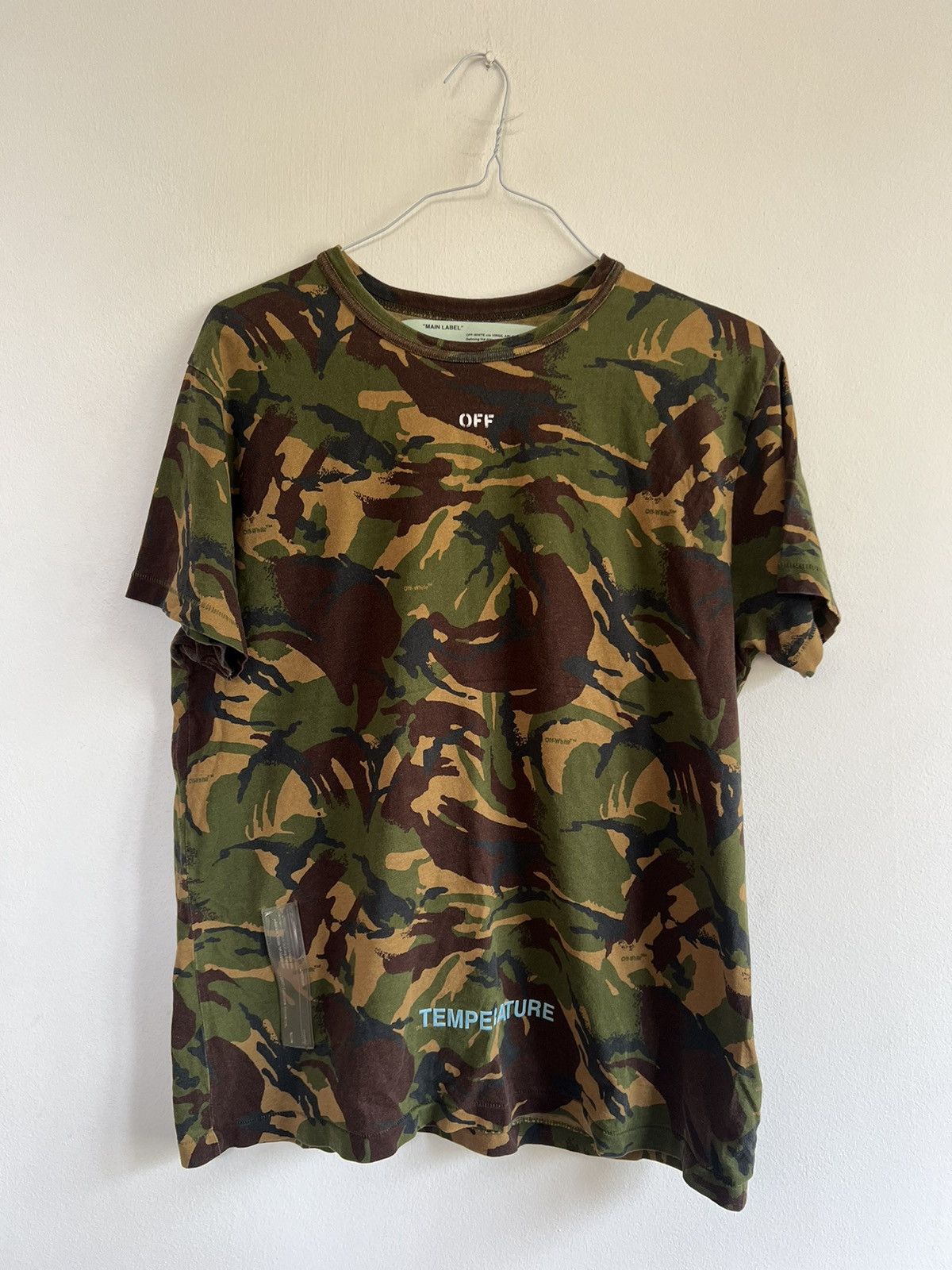 Off-White Off White Camouflage Logo TEE Size US M / EU 48-50 / 2 - 3 Thumbnail