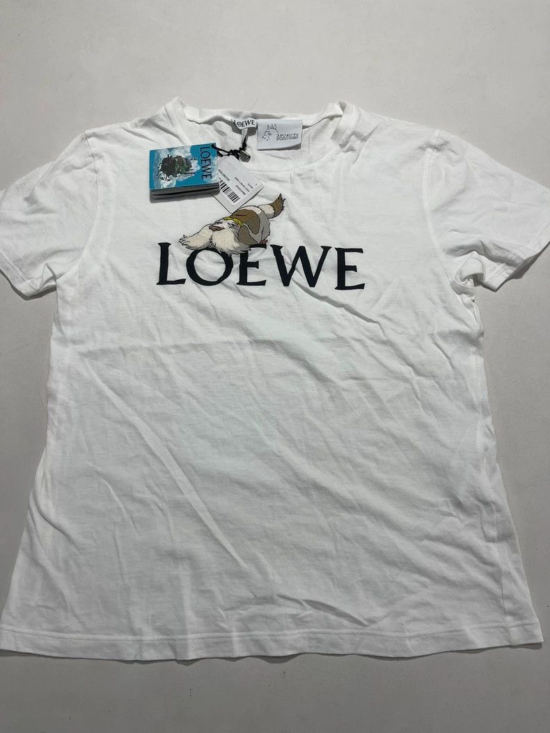Loewe LOEWE Printed round neck short sleeve T-shirt Size L / US 10 / IT 46 - 1 Thumbnail