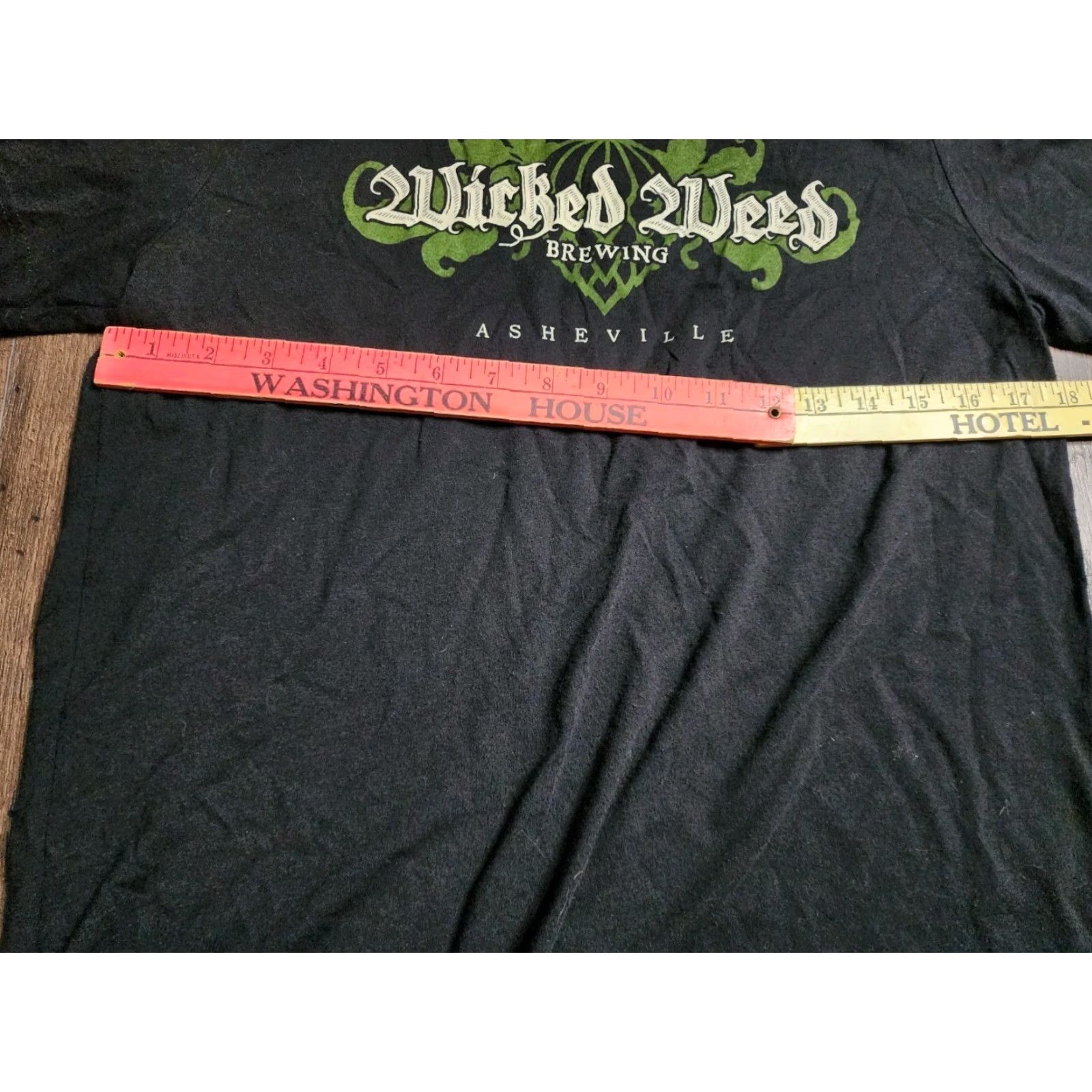 Vintage Wicked Weed Brewing T Shirt Adult M Asheville NC Double Sided Size US M / EU 48-50 / 2 - 4 Thumbnail
