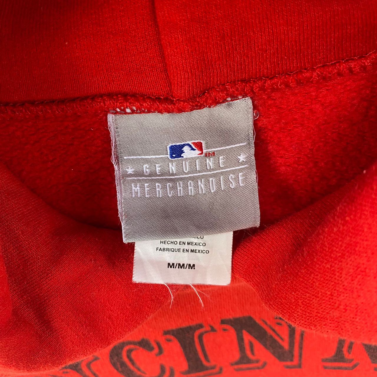 MLB VINTAGE CINCINNATI REDS HOODIE MEDIUM PULLOVER Size US M / EU 48-50 / 2 - 4 Thumbnail
