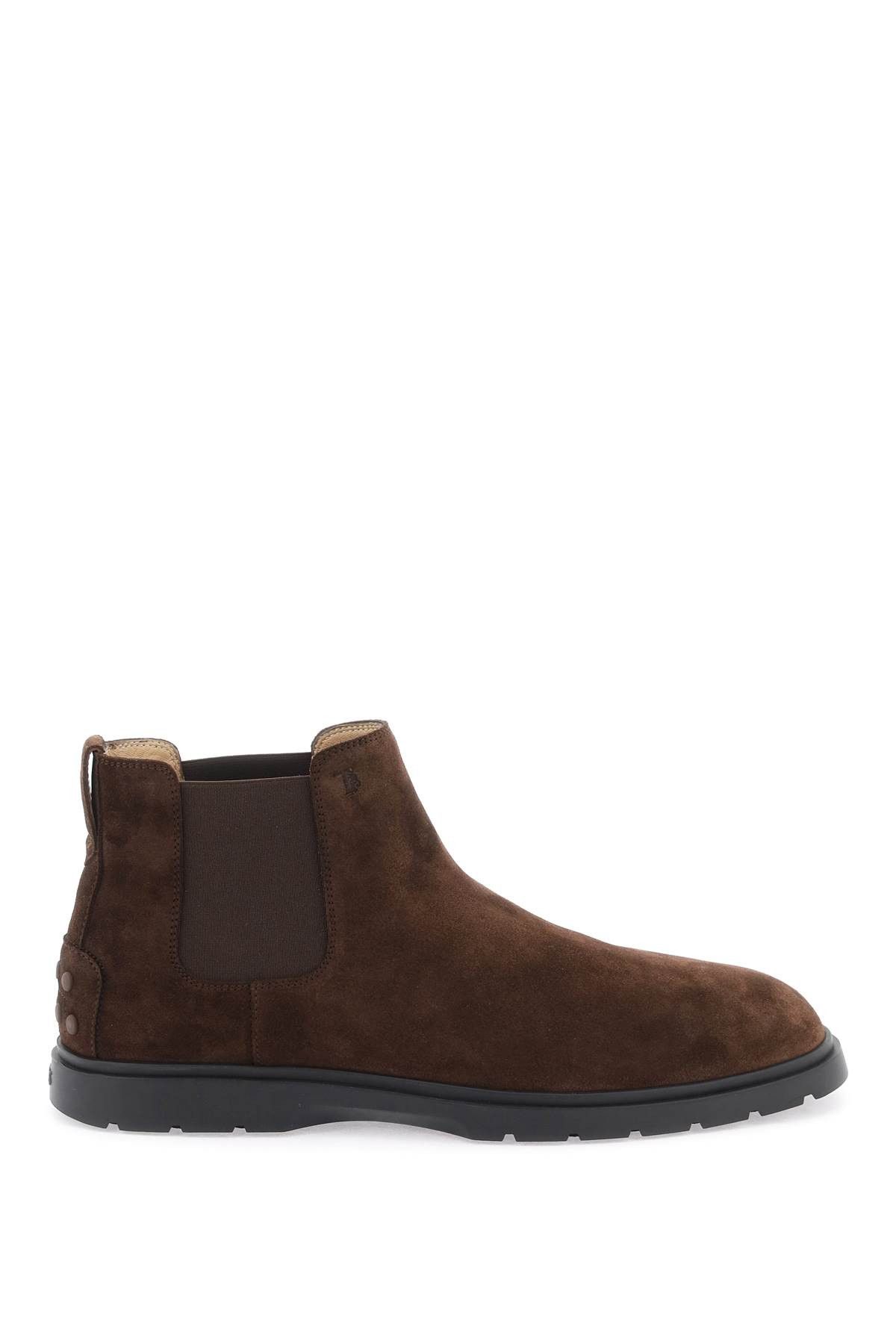image of Tods Tod's W. G. Chelsea Ankle Boots in Marrone Africa, Men's (Size 11)