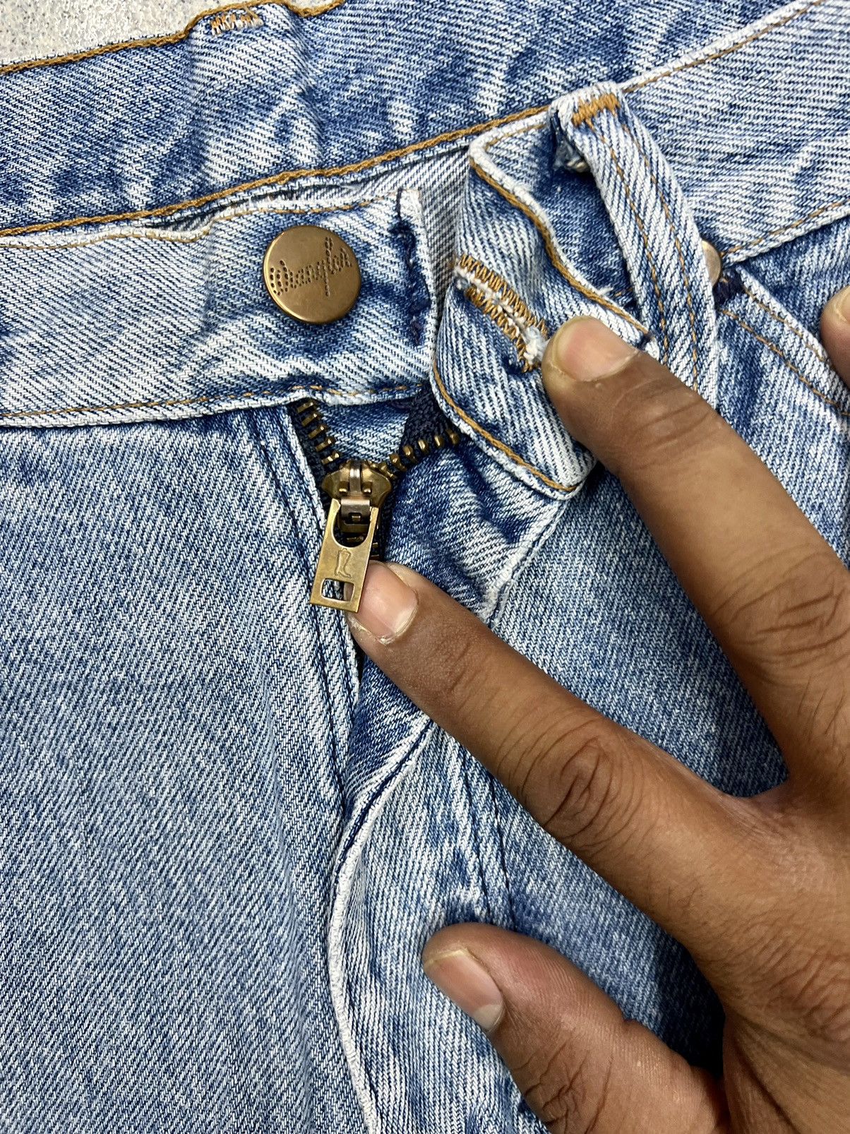 Vintage × Wrangler VINTAGE 40s WRANGLER 10MWZ BLUE BELL DENIM Size US 32 / EU 48 - 9 Thumbnail