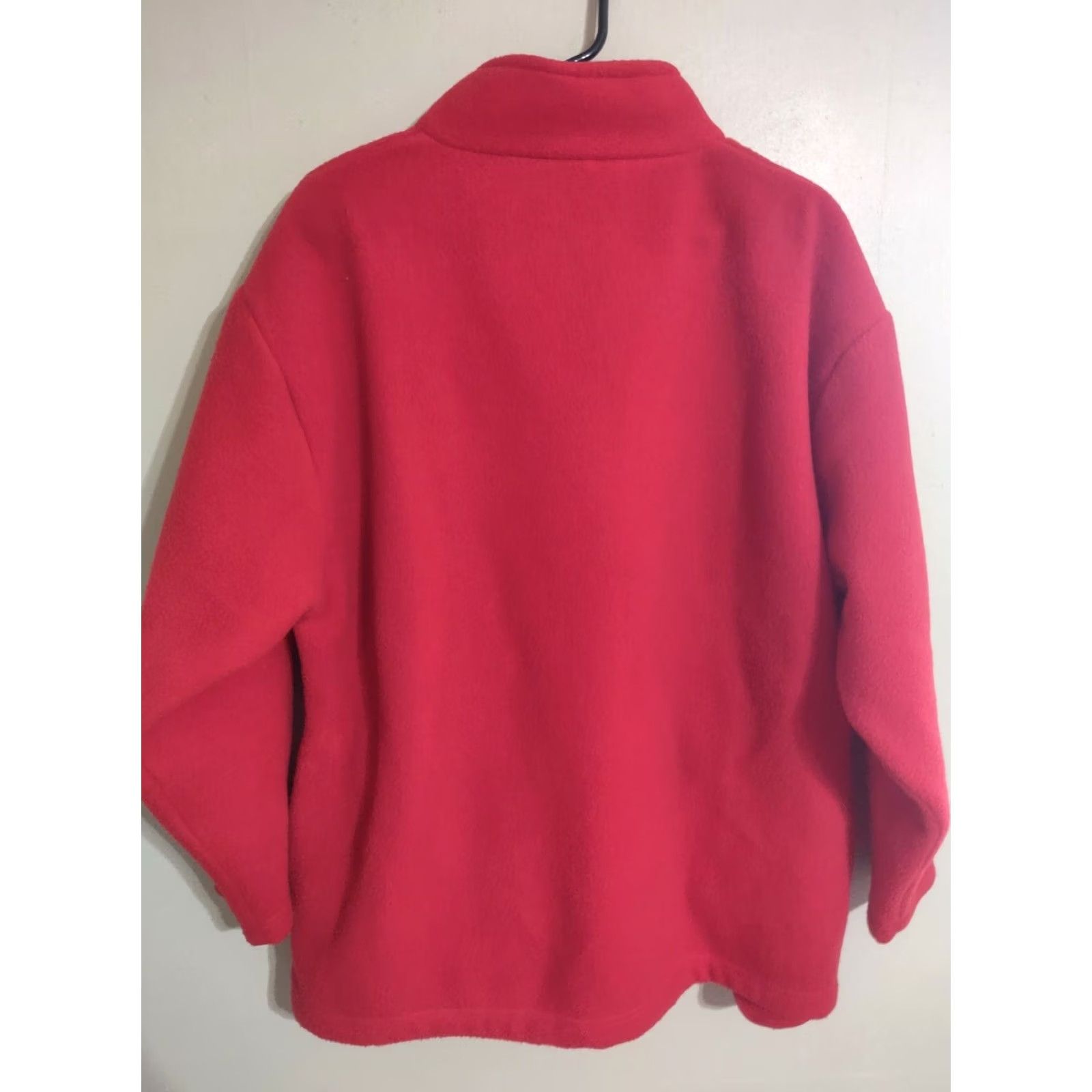 Parker VINTAGE Monopoly Man Parker Bros USA Red Fleece Pullover Jacket - Men's XLarge Size US XL / EU 56 / 4 - 4 Thumbnail