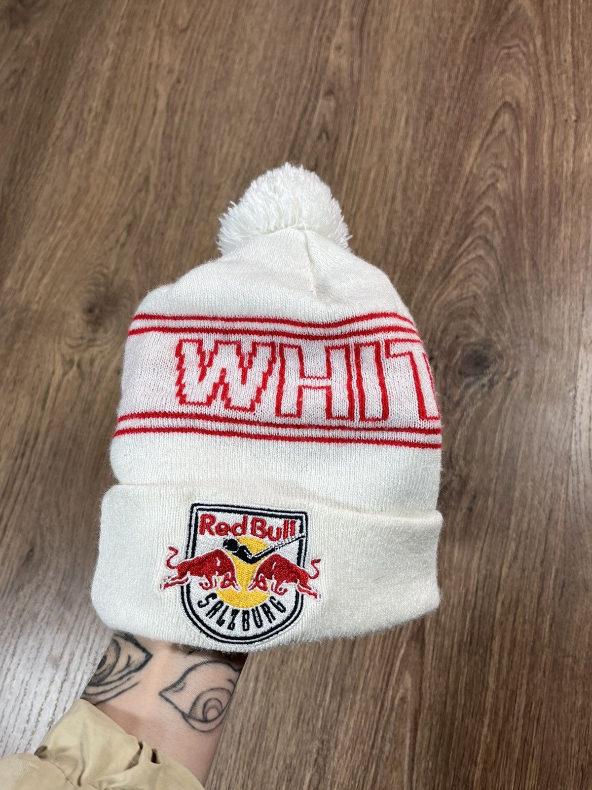 Red Bull Red Bull Suzuki Salzburg Soccer Club Winter Hat Size ONE SIZE - 1 Thumbnail
