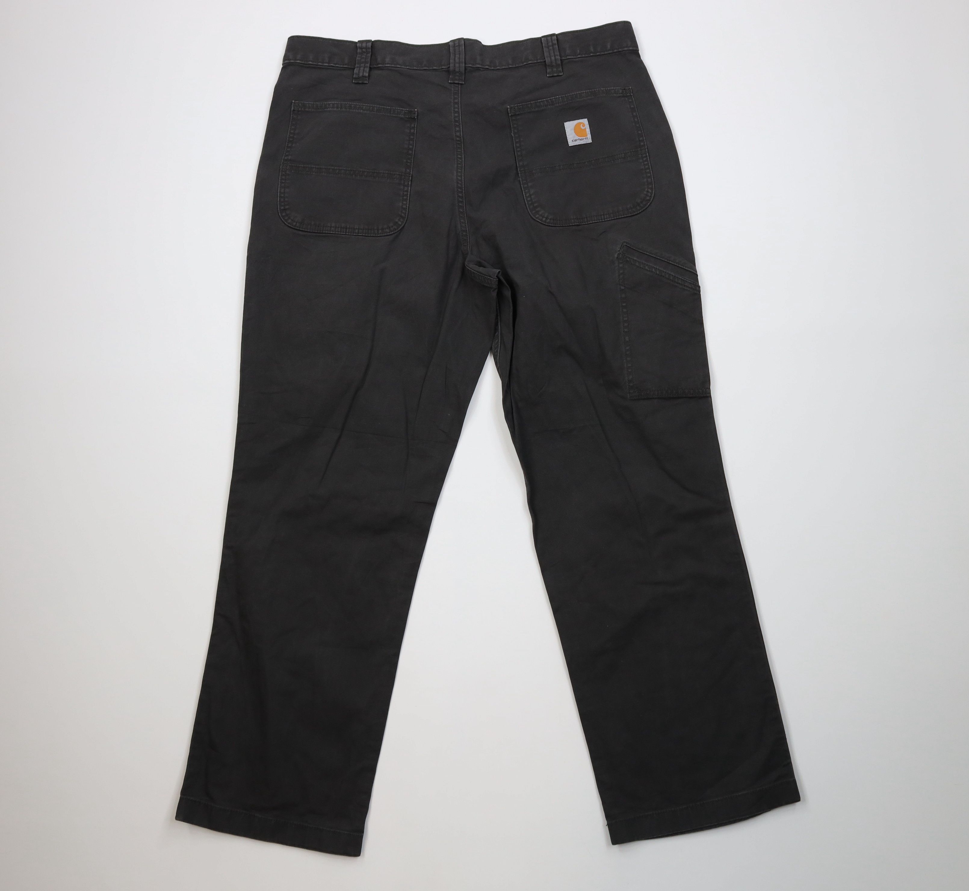 Carhartt Vintage Y2K Carhartt Relaxed Wide Leg Dungaree Pants Gray Size US 38 / EU 54 - 8 Thumbnail