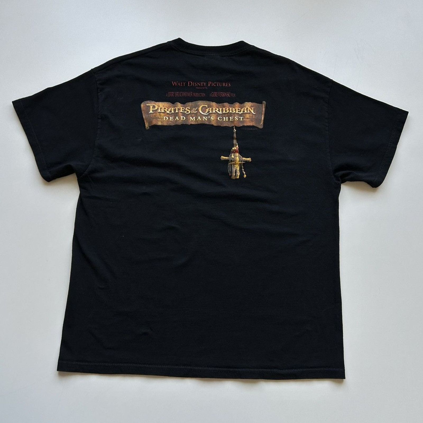 Disney Vintage Y2K Pirates Of The Caribbean Disney Movie T Shirt XL Size US XL / EU 56 / 4 - 1 Thumbnail