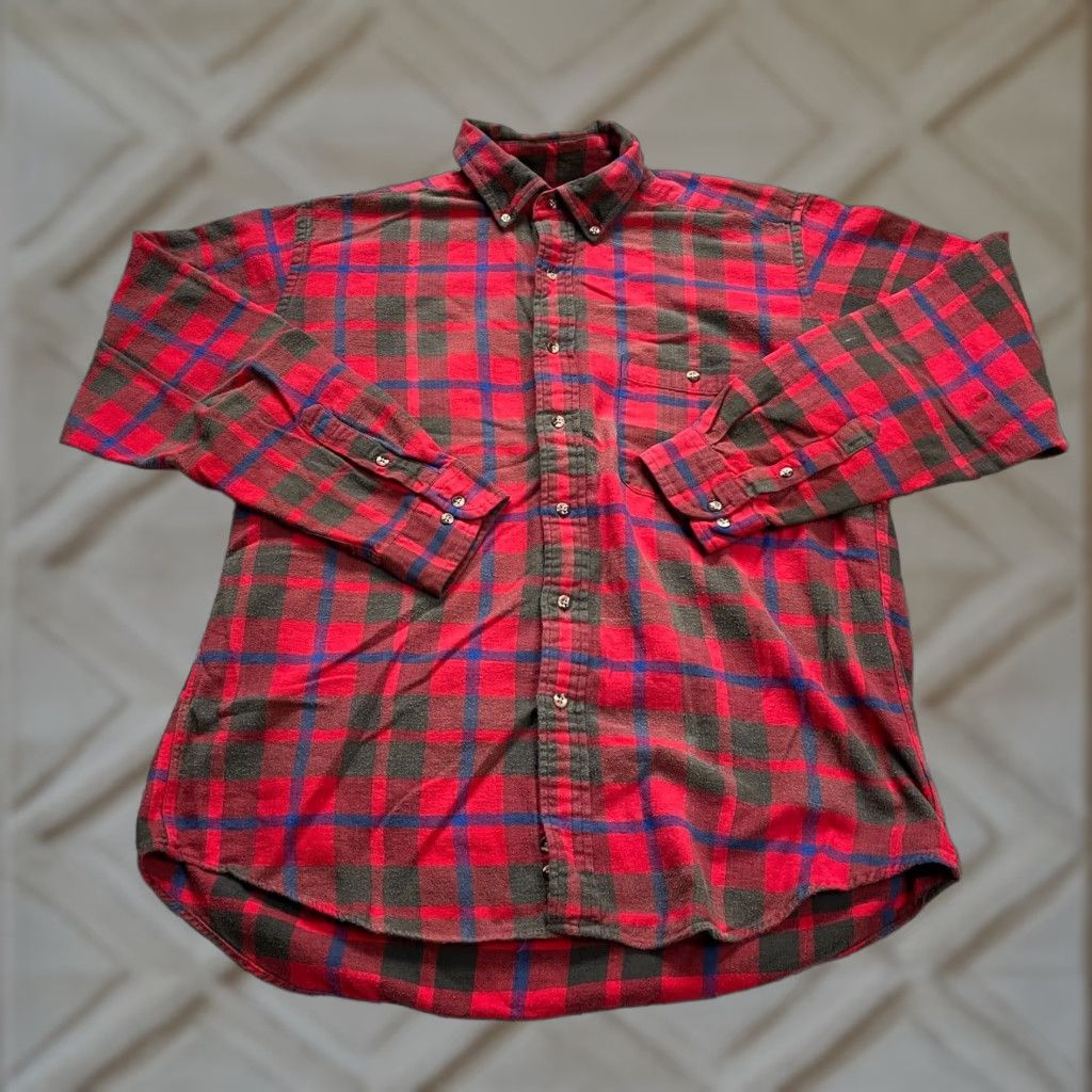 High Sierra High Sierra Shirt Men Large Red Plaid Flannel Button-Down Long Sleeve Casual Top Size US L / EU 52-54 / 3 - 1 Thumbnail