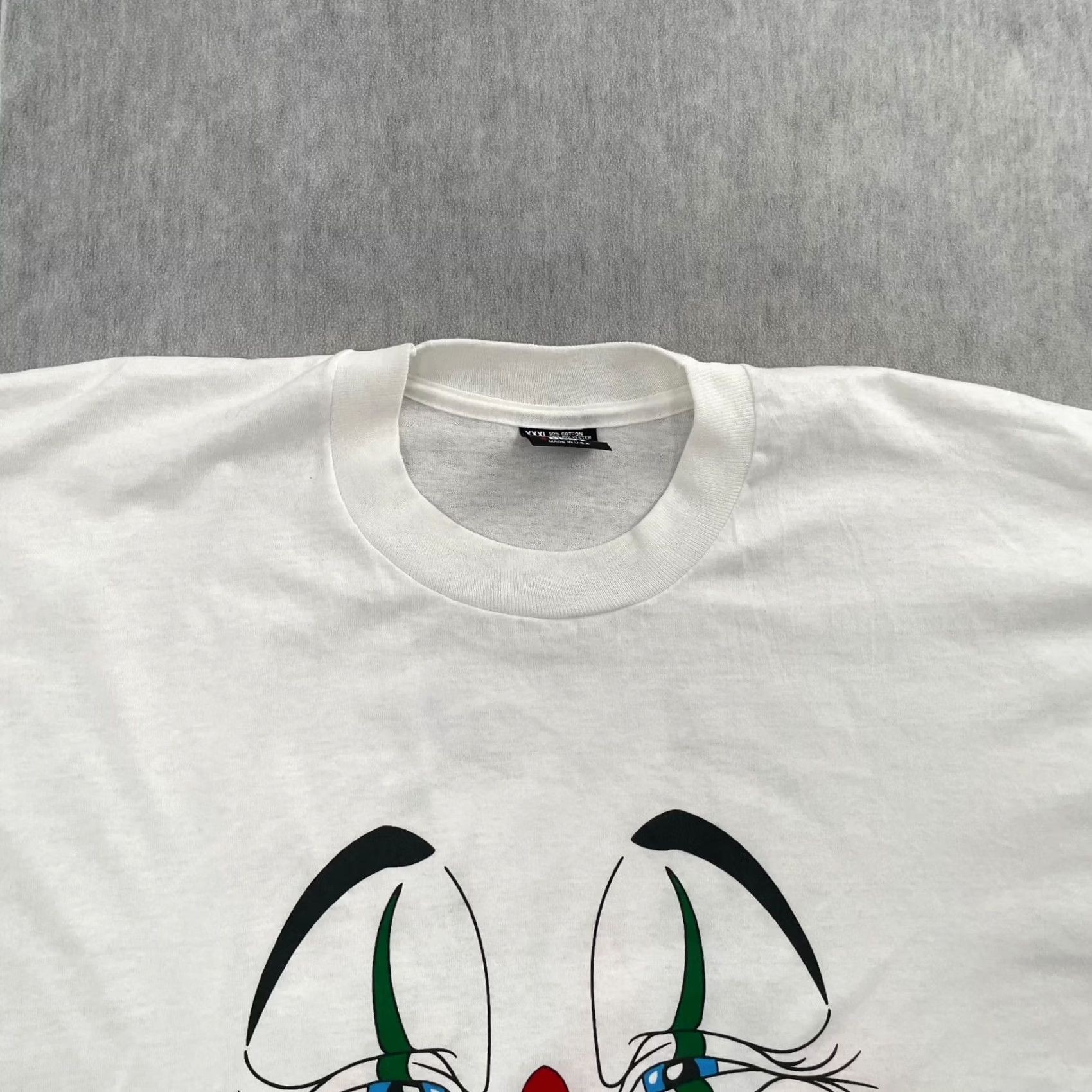 Vintage VINTAGE Smile Now Cry Later Shirt Adult 3XL White Dual Print Single Stitch 90s Size US XXL / EU 58 / 5 - 5 Thumbnail