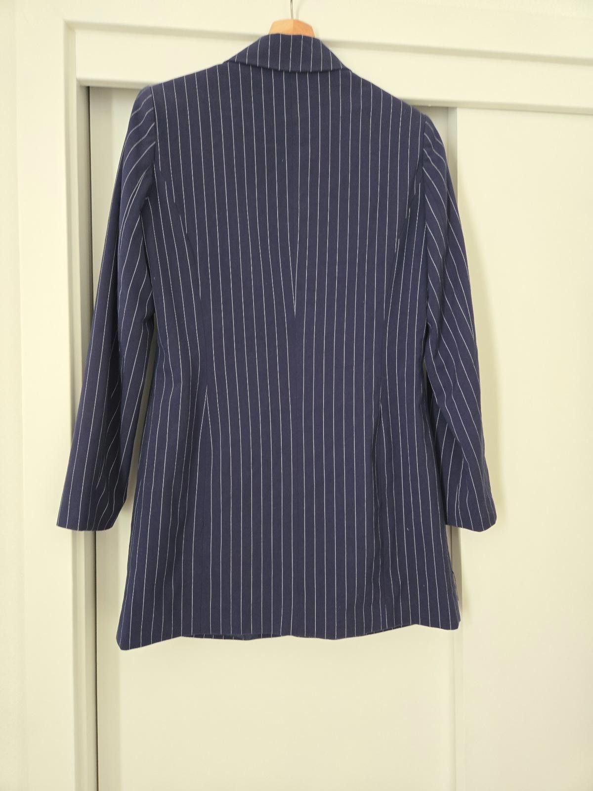 Other Laura Kent Vintage Pinstripes Shoulder Padded Blazer Size M / US 6-8 / IT 42-44 - 4 Thumbnail