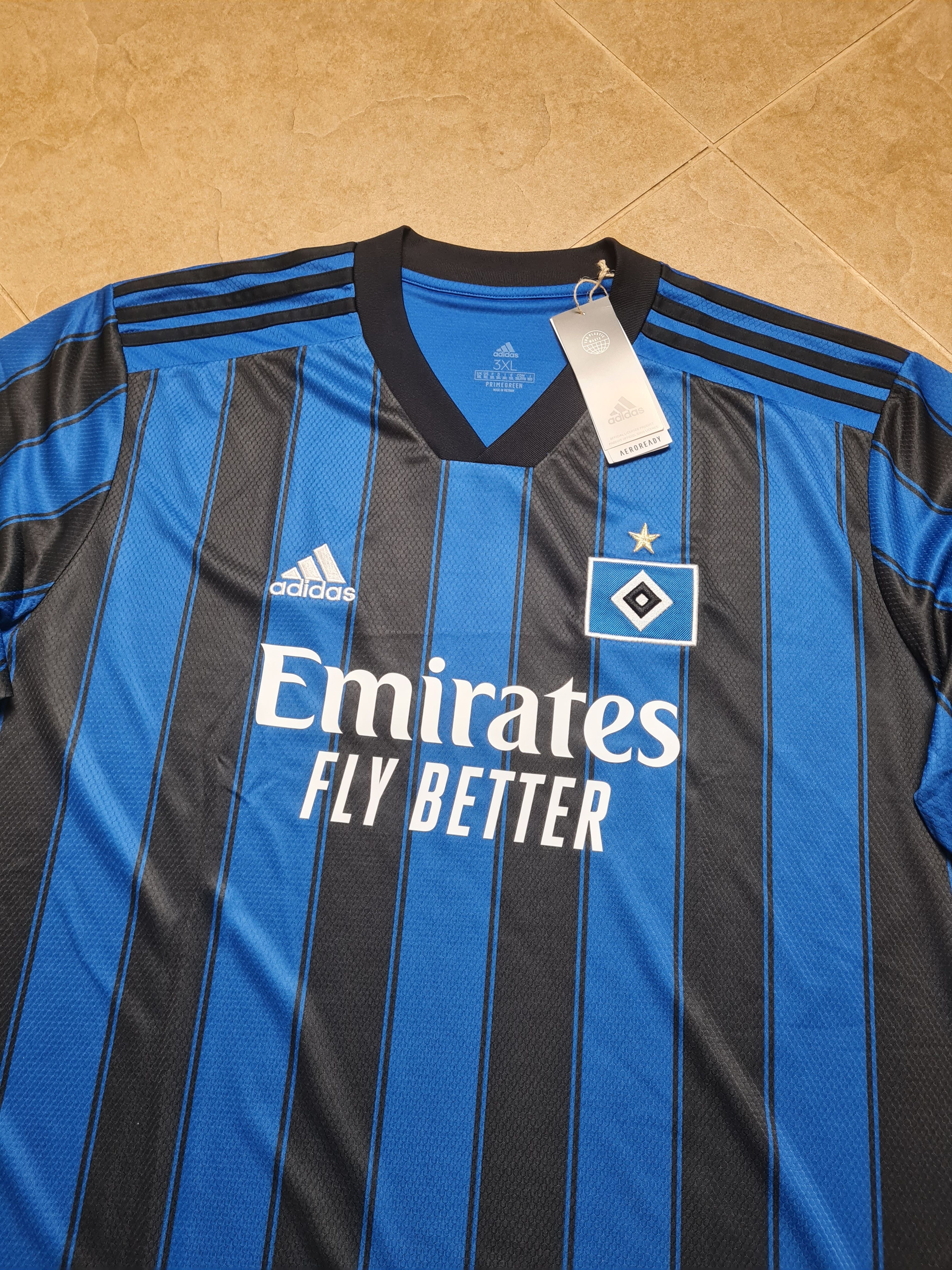 Adidas HAMBURG SV GERMANY 2021/2022 JERSEY HOME ADIDAS SIZE 3XL Size US XXL / EU 58 / 5 - 7 Thumbnail