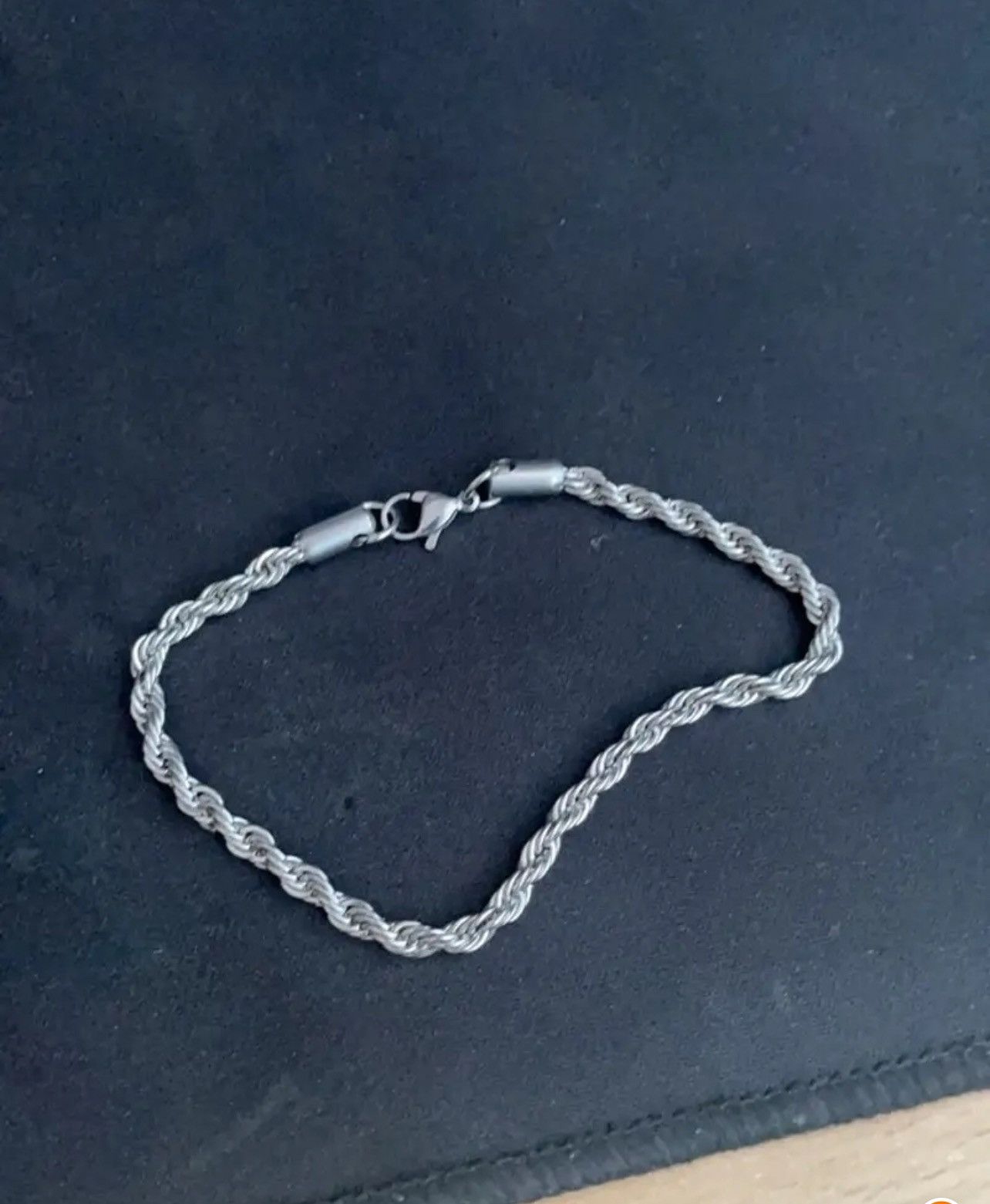 Vintage Stainless steel silver bracelet Size ONE SIZE - 3 Thumbnail