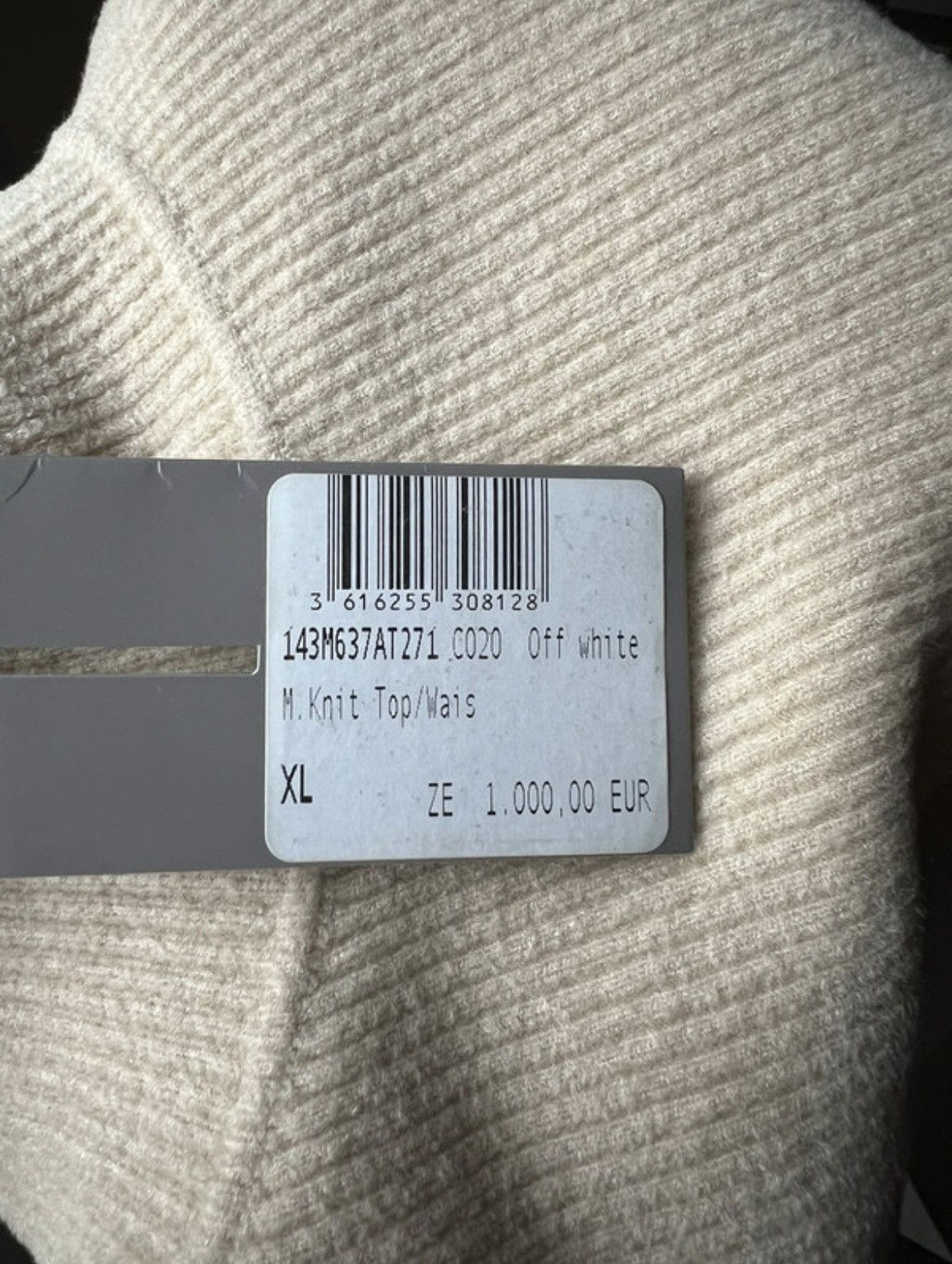 Dior DIOR Homme Off-White Turtleneck Sweater - BNWT - Size XL Size US XL / EU 56 / 4 - 9 Thumbnail