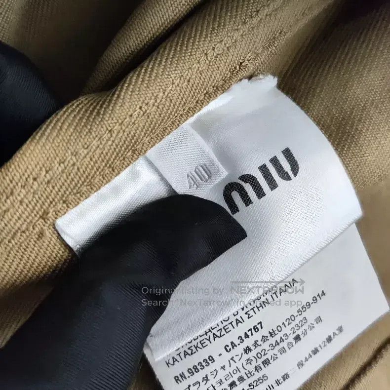 Miu Miu Miu Miu 409 Cotton denim shirt coat Size M / US 6-8 / IT 42-44 - 4 Thumbnail