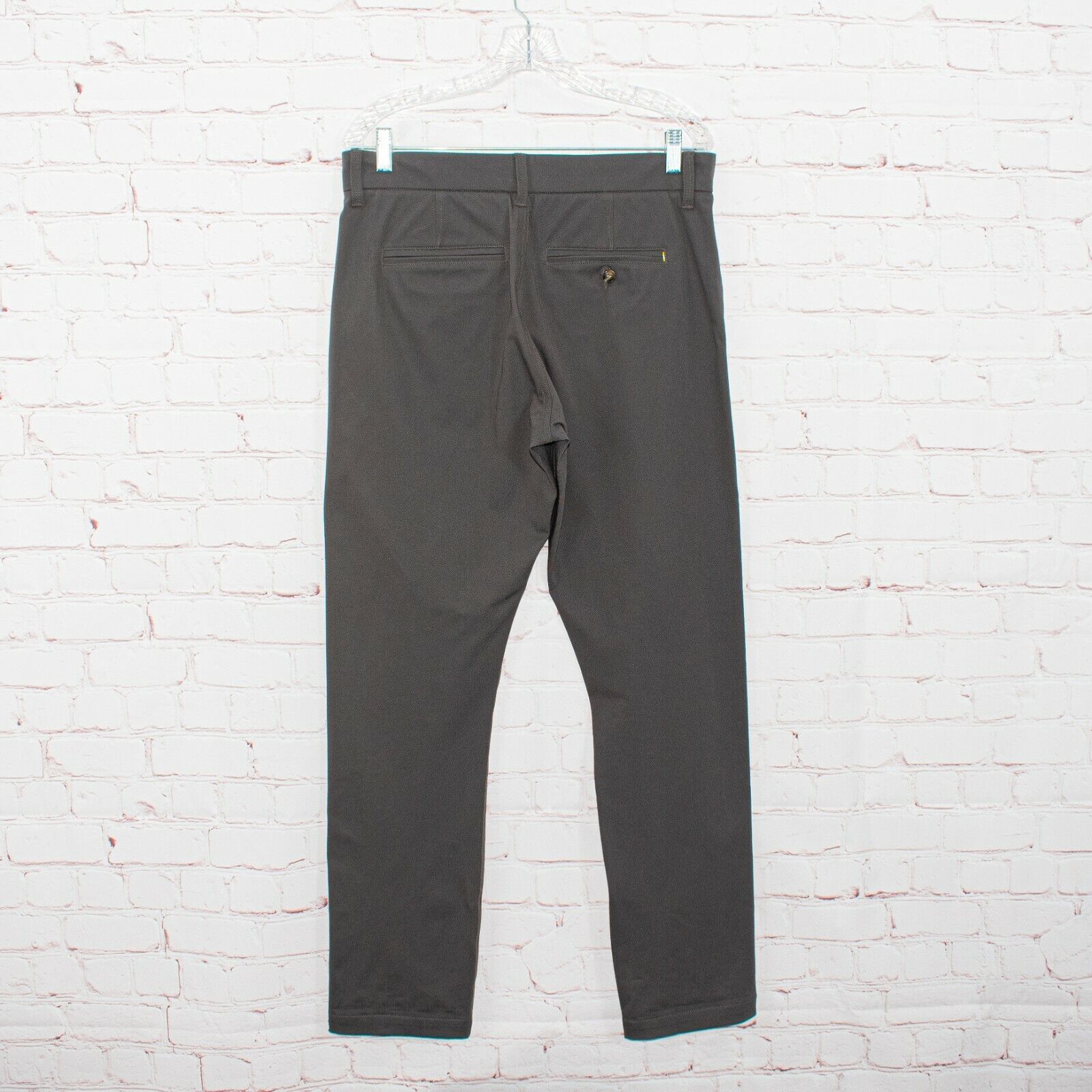 Olivers Apparel Oliver Apparel Men's Sz 32 slim Chino Pants Gray Twill Nylon Size US 32 / EU 48 - 2 Thumbnail