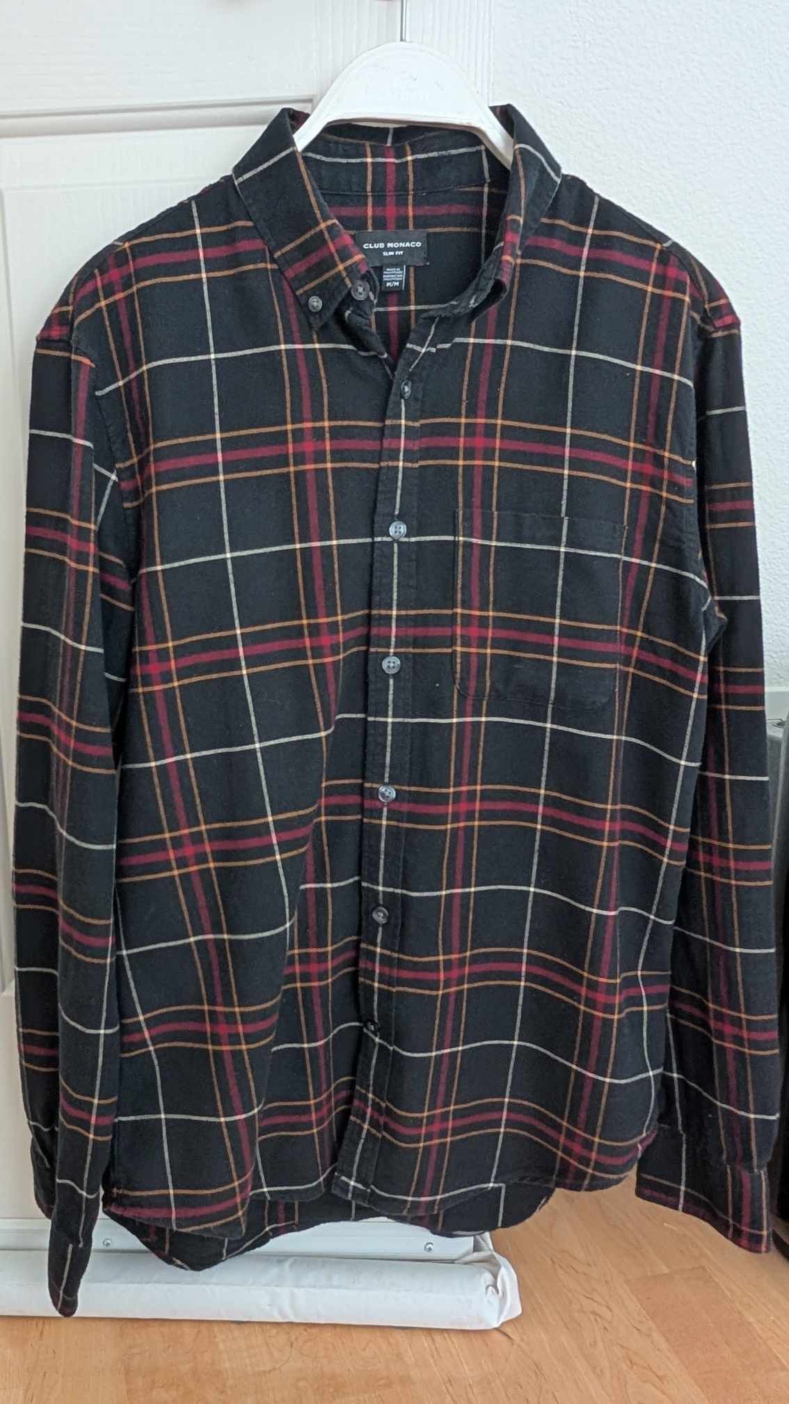 Club Monaco Club Monaco Slim Fit Button Up Longsleeve Shirt Patterned Size US M / EU 48-50 / 2 - 1 Thumbnail
