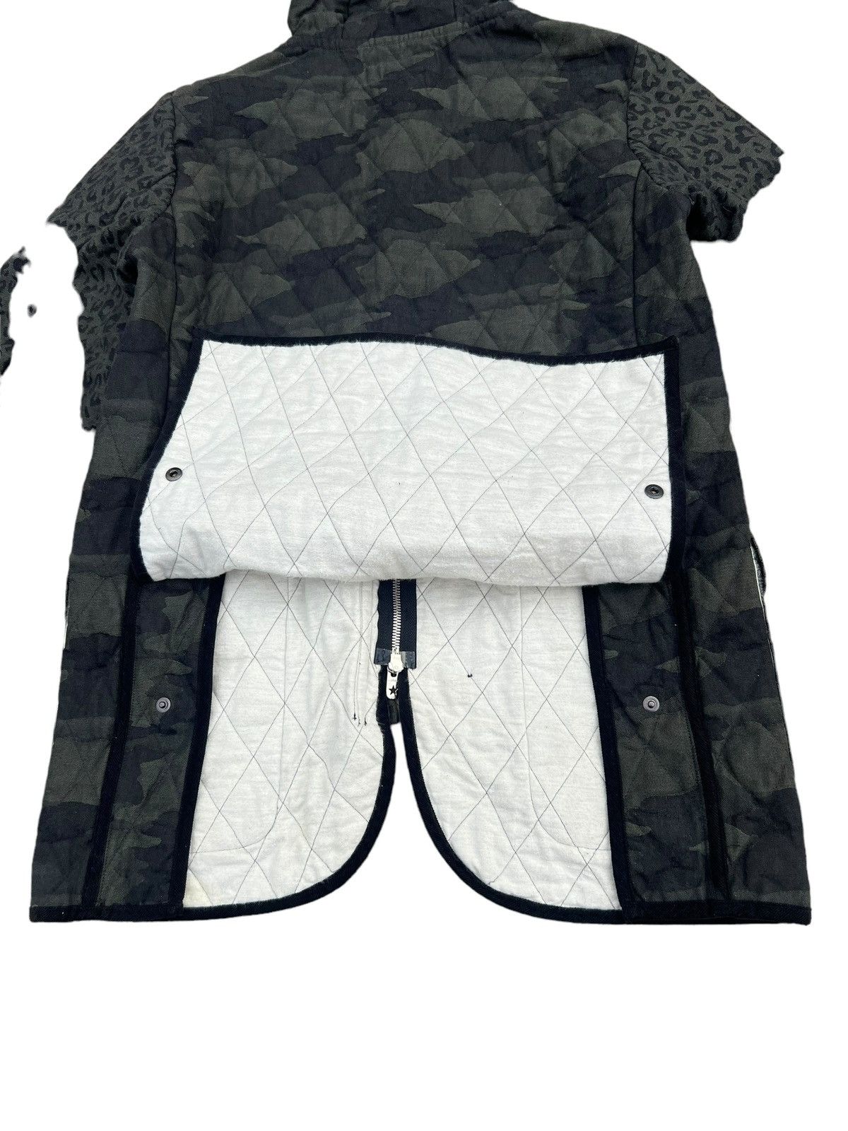 Japanese Brand OVERTHESTRIPES Japan Quilt Thinsulate Hoodie Cargo Jacket Size US M / EU 48-50 / 2 - 22 Thumbnail