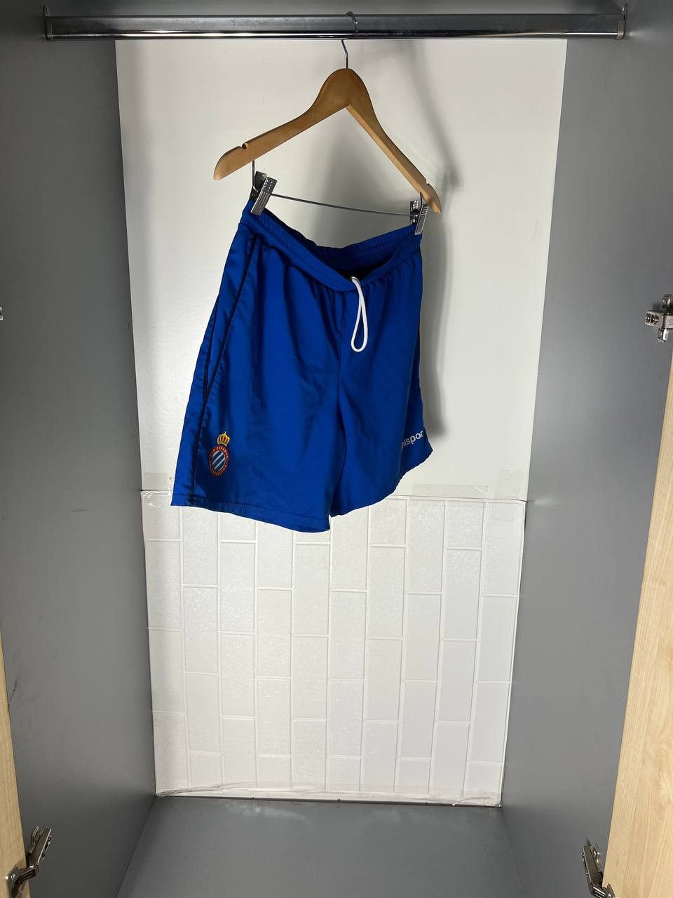 Vintage VERY RARE BARCELONA ESPANYOL SPAIN RETRO SOCCER SHORTS Y2K Size US S / EU 44-46 / 1 - 4 Thumbnail