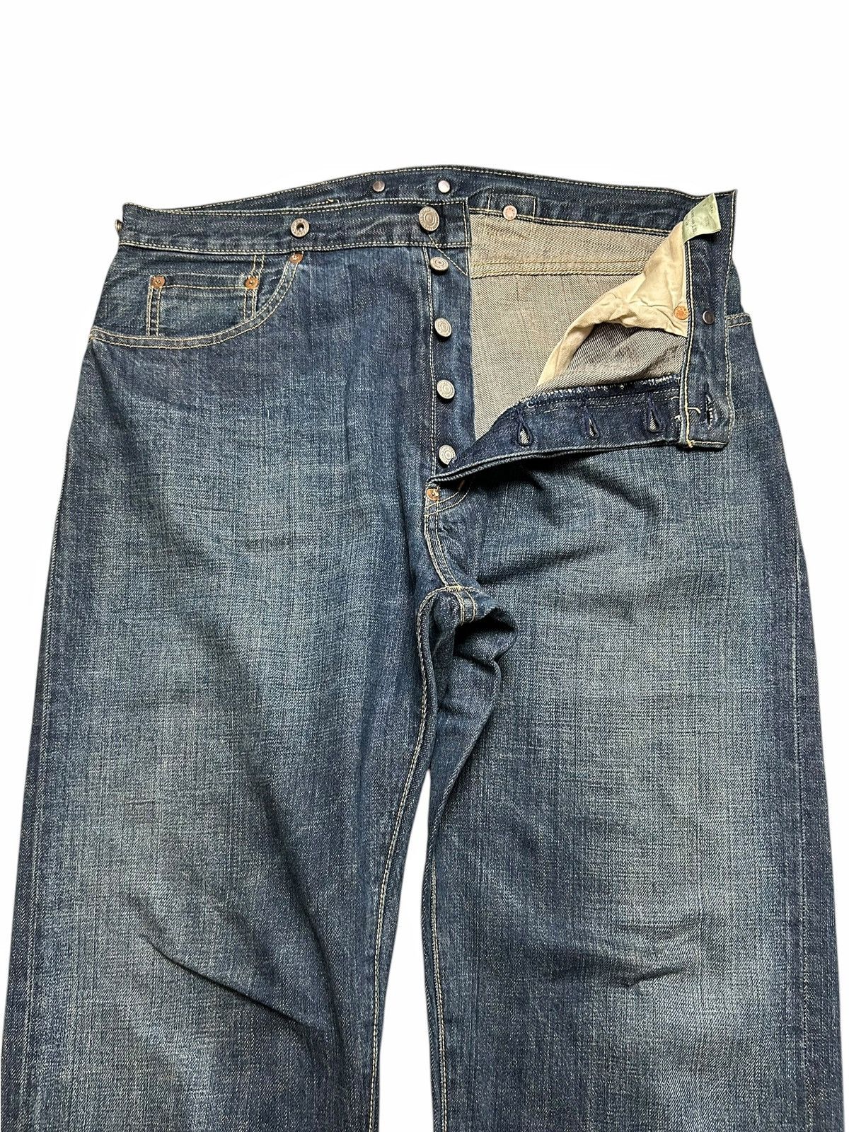 Japanese Brand × Vintage Japanese Brand Repro Denim Pants Lot 1886 Selvedge Pants Size US 34 / EU 50 - 4 Thumbnail